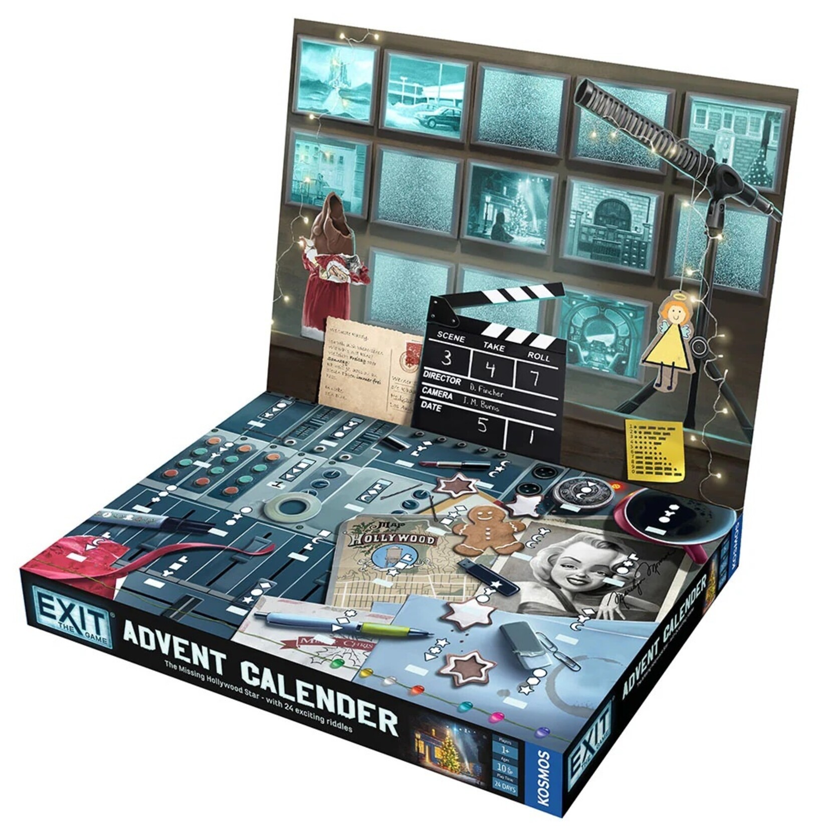 Thames & Kosmos EXIT the Game: The Hunt for the Missing Hollywood Star Advent Calendar