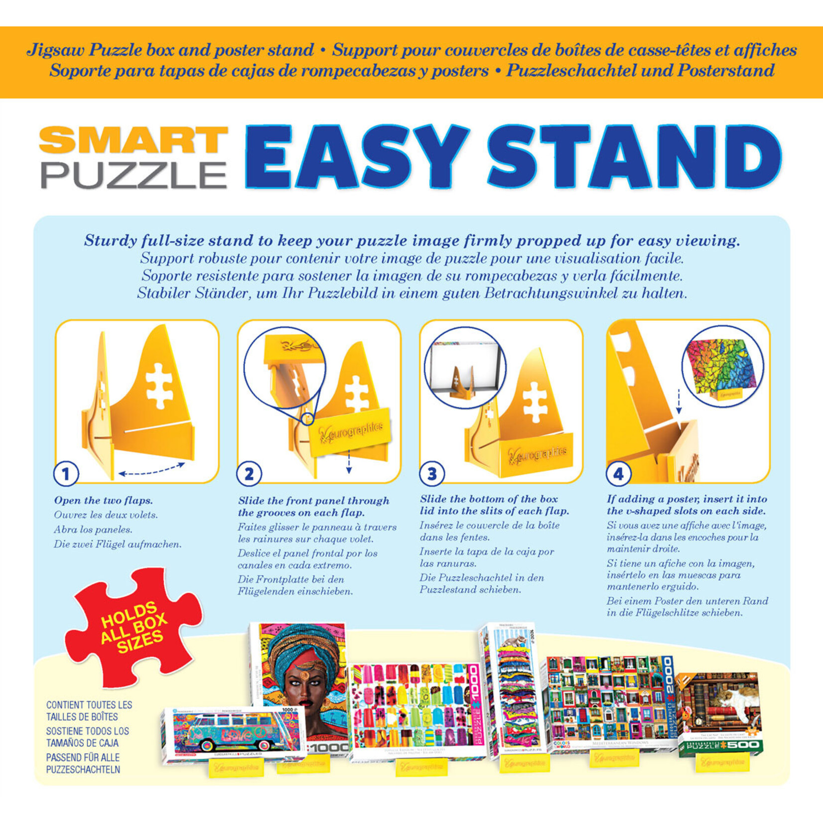EuroGraphics Puzzles Smart Puzzle Easy Stand