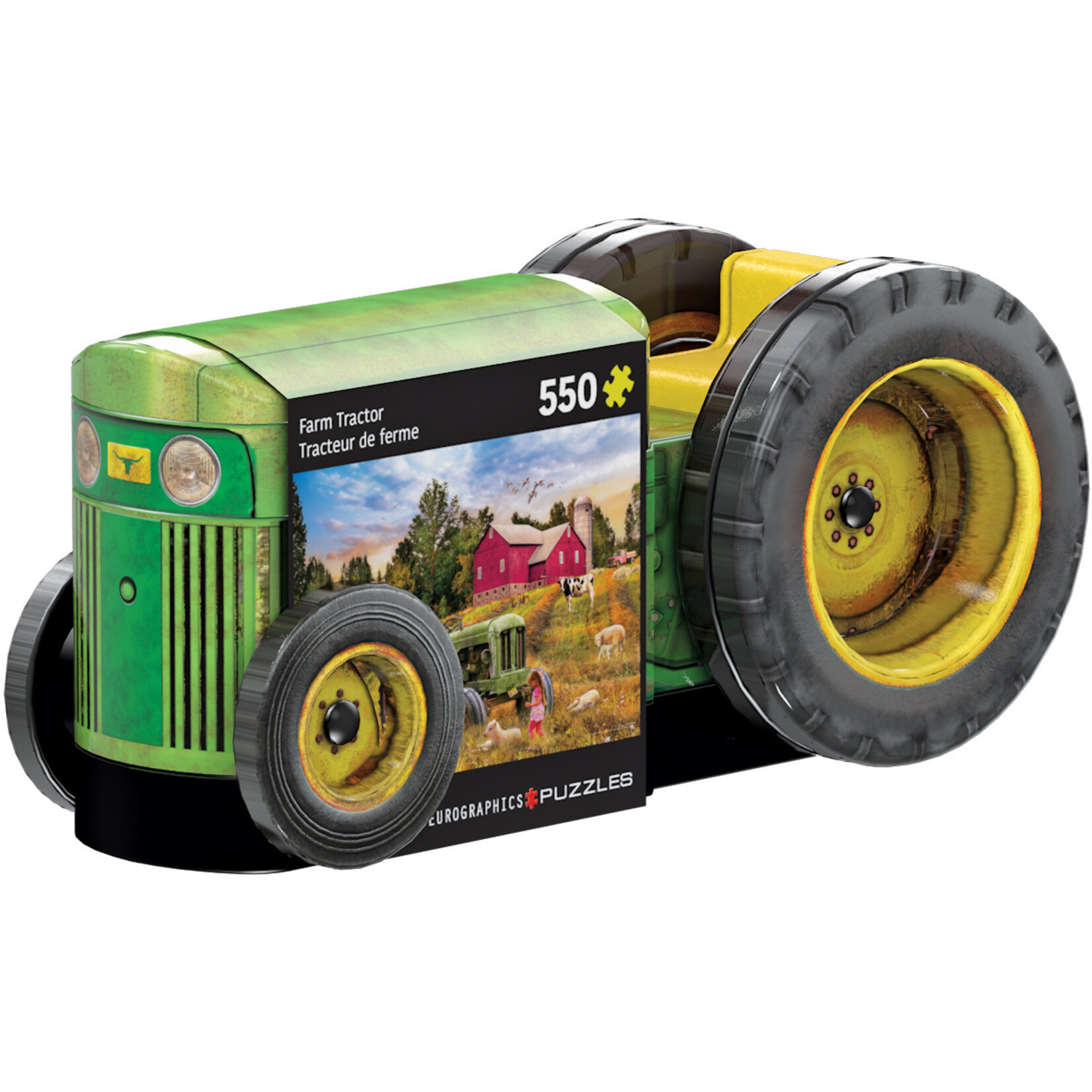 EuroGraphics Puzzles Tractor Tin
