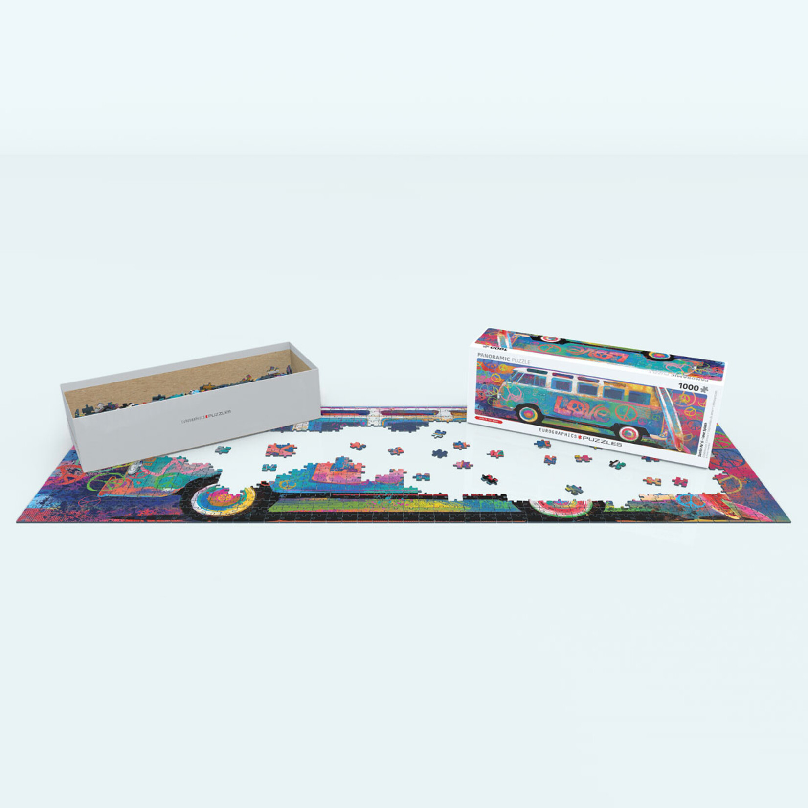 EuroGraphics Puzzles Love Bus 1000pc