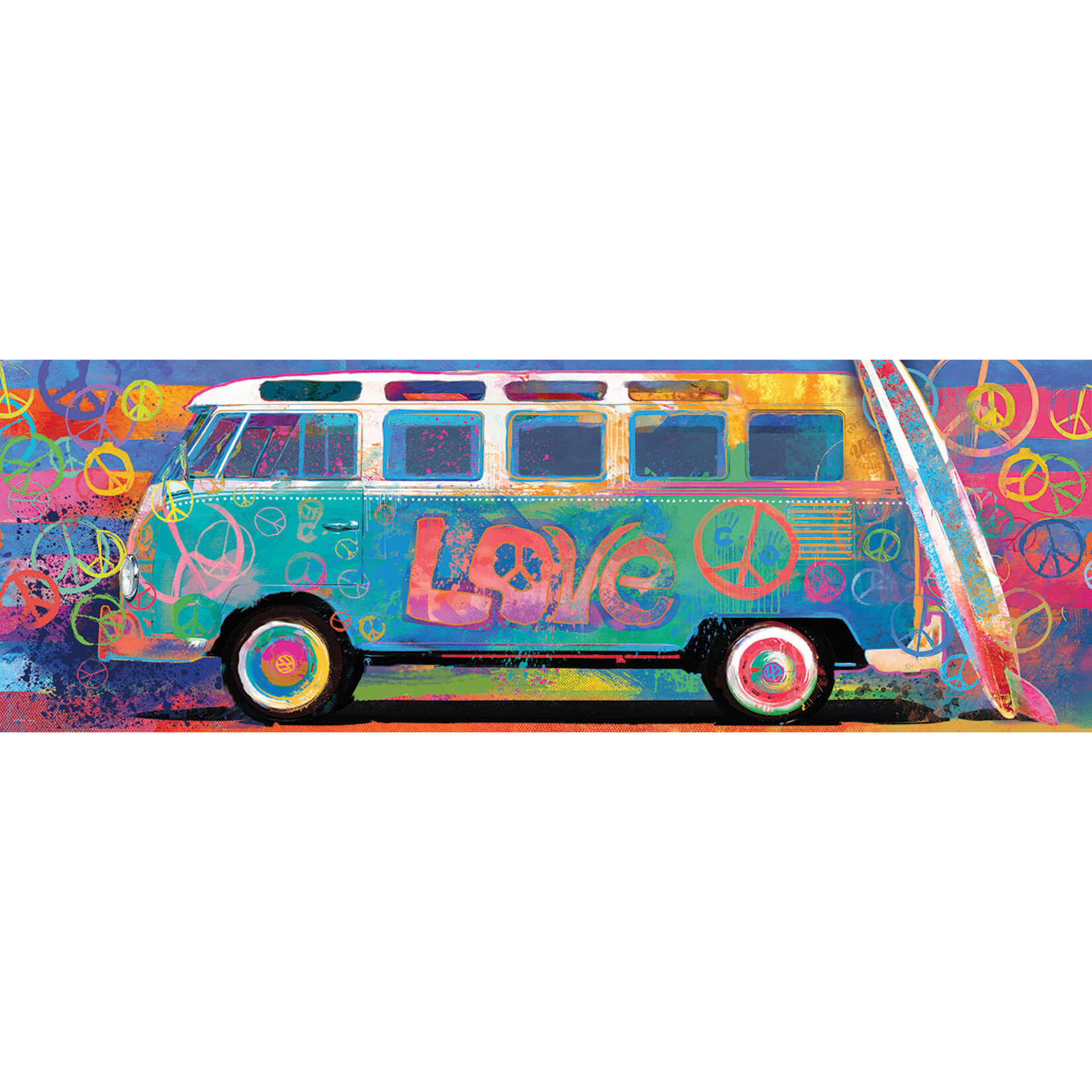 EuroGraphics Puzzles Love Bus 1000pc