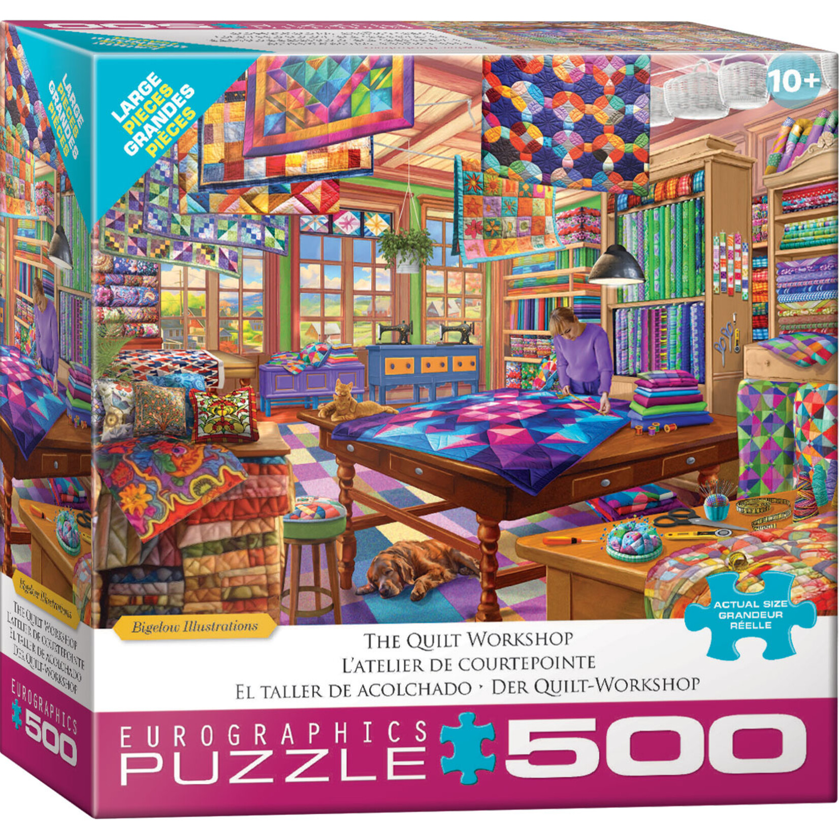 EuroGraphics Puzzles Quilt Workshop 500pc