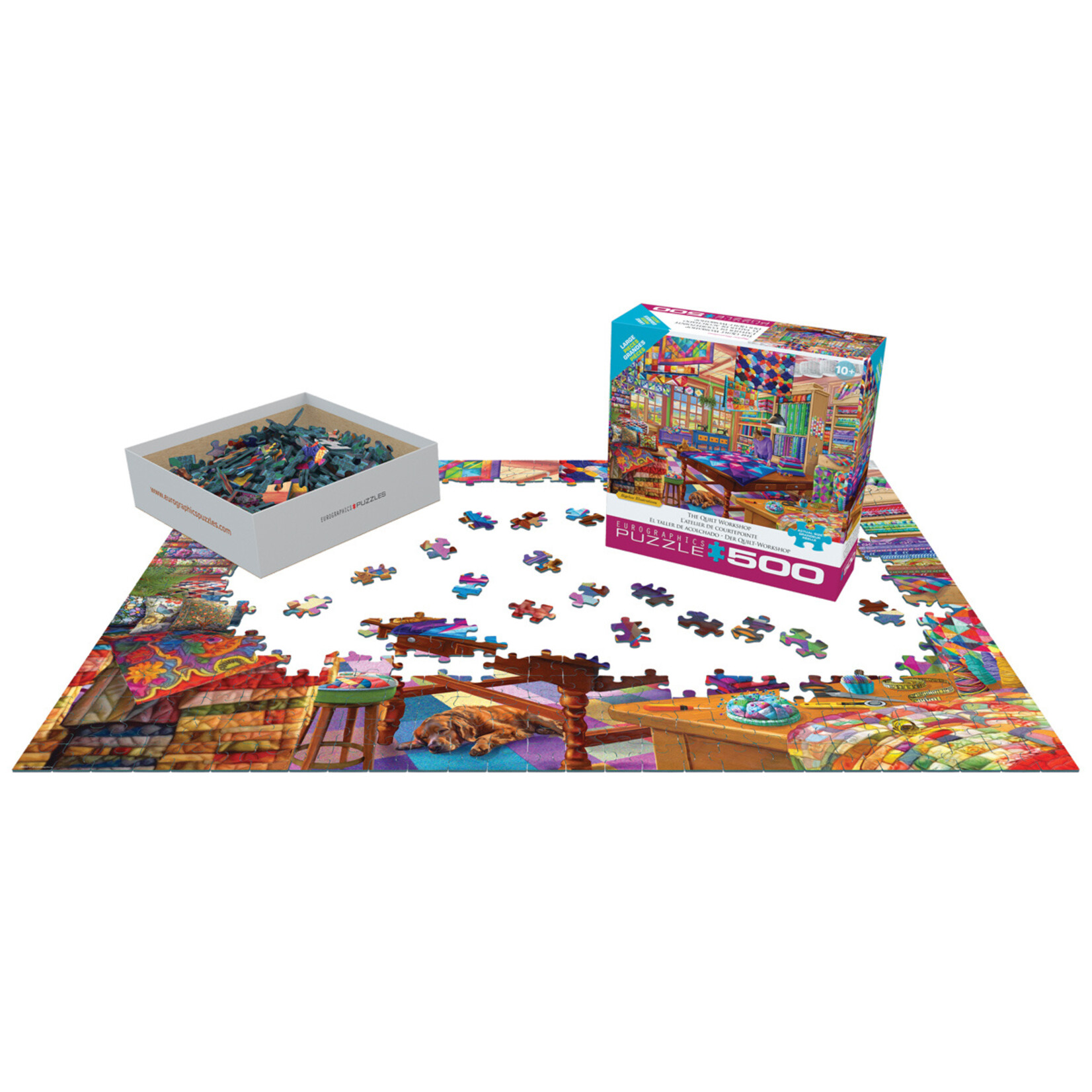 EuroGraphics Puzzles Quilt Workshop 500pc