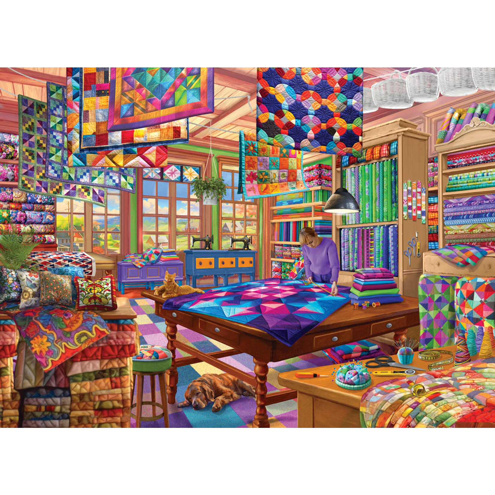 EuroGraphics Puzzles Quilt Workshop 500pc