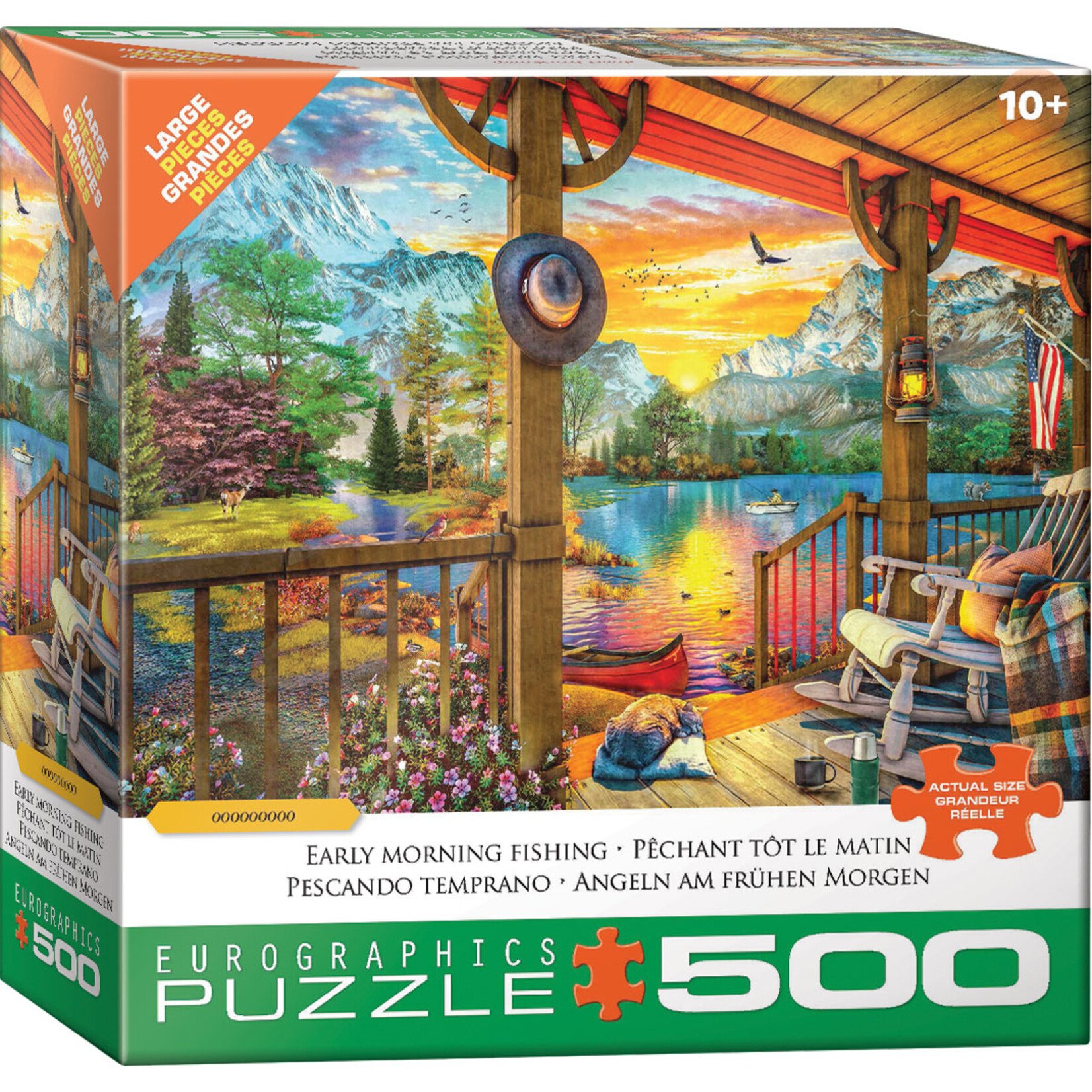 EuroGraphics Puzzles Early Morning Fishing 500pc