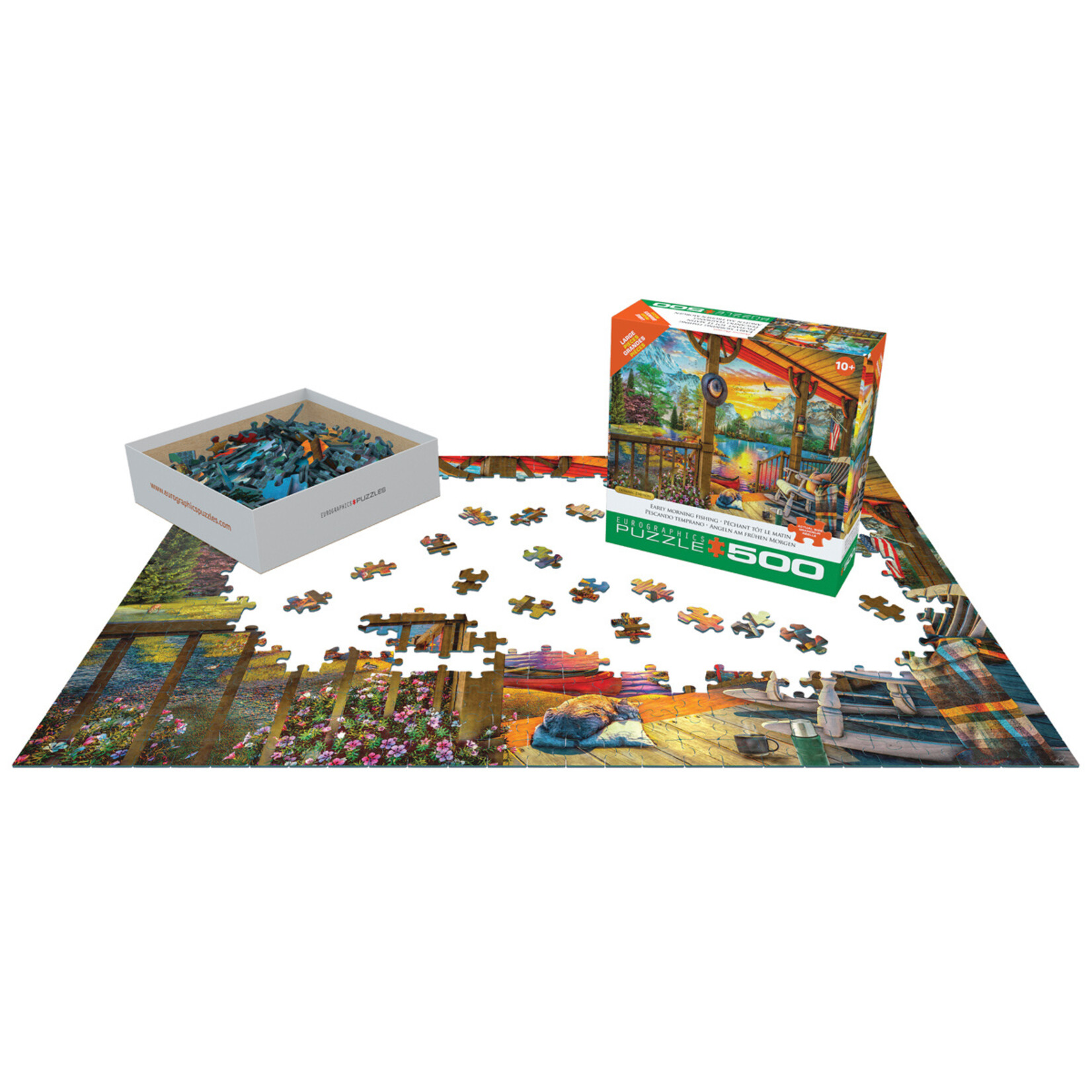 EuroGraphics Puzzles Early Morning Fishing 500pc