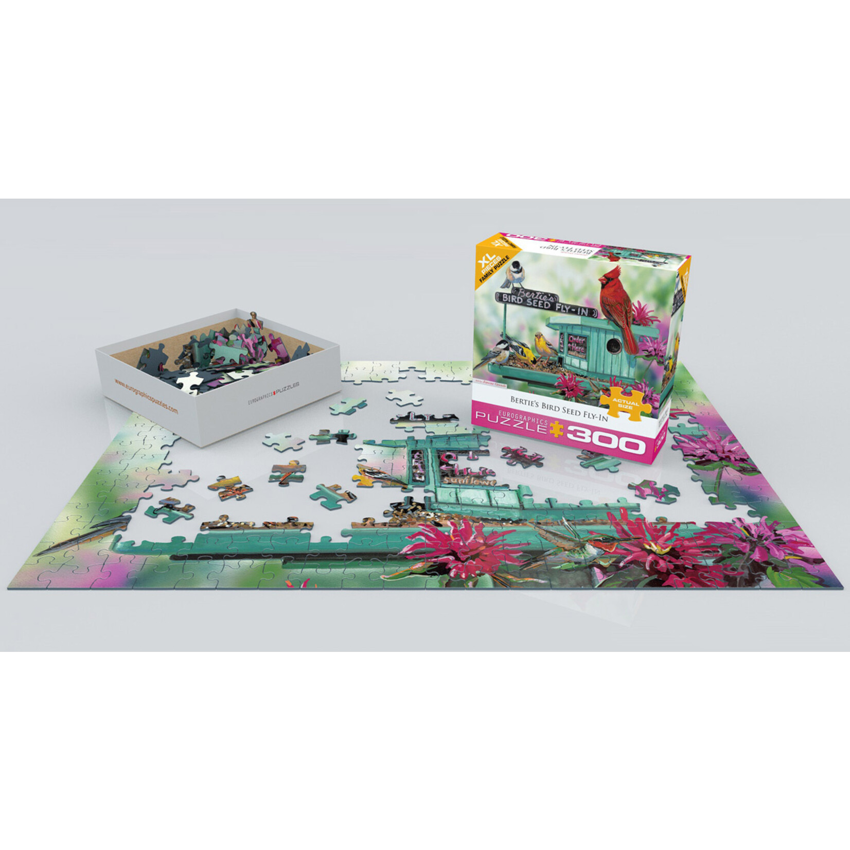 EuroGraphics Puzzles Bertie's Bird Seed Fly-In 300pc