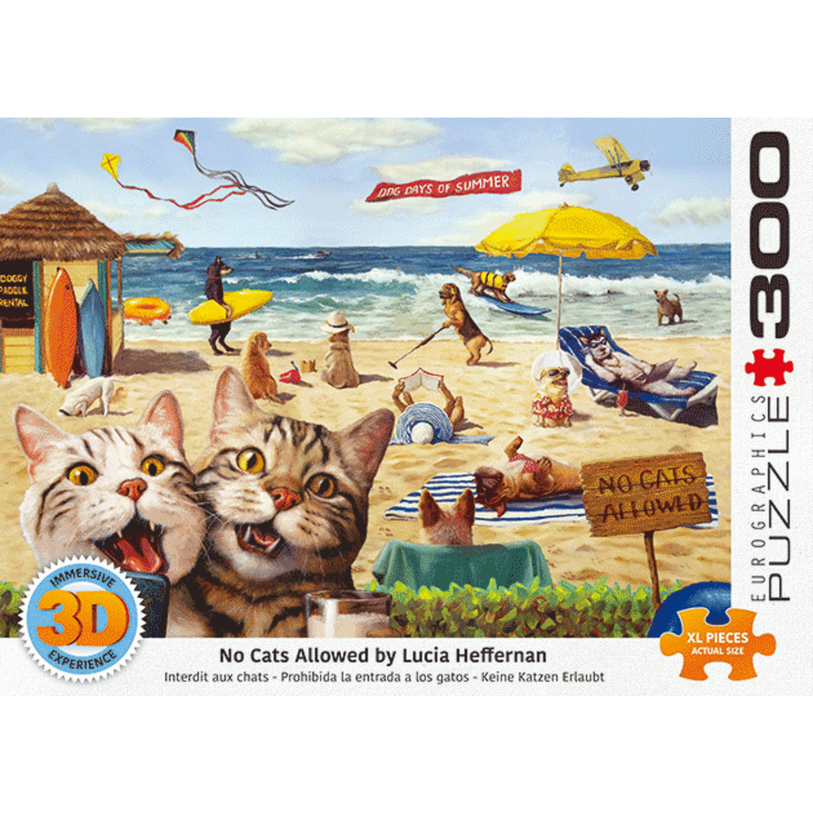EuroGraphics Puzzles No Cats Allowed 300pc