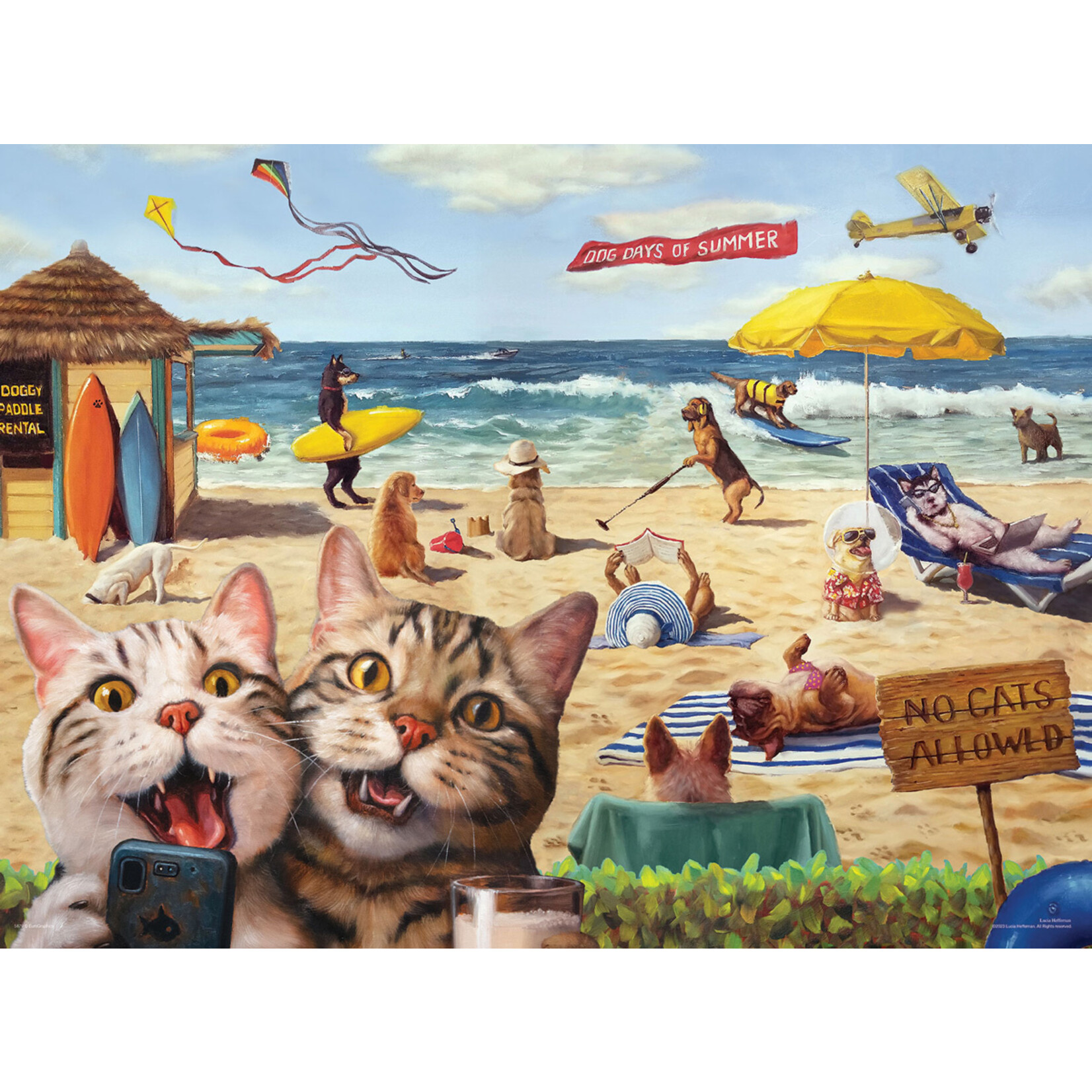 EuroGraphics Puzzles No Cats Allowed 300pc