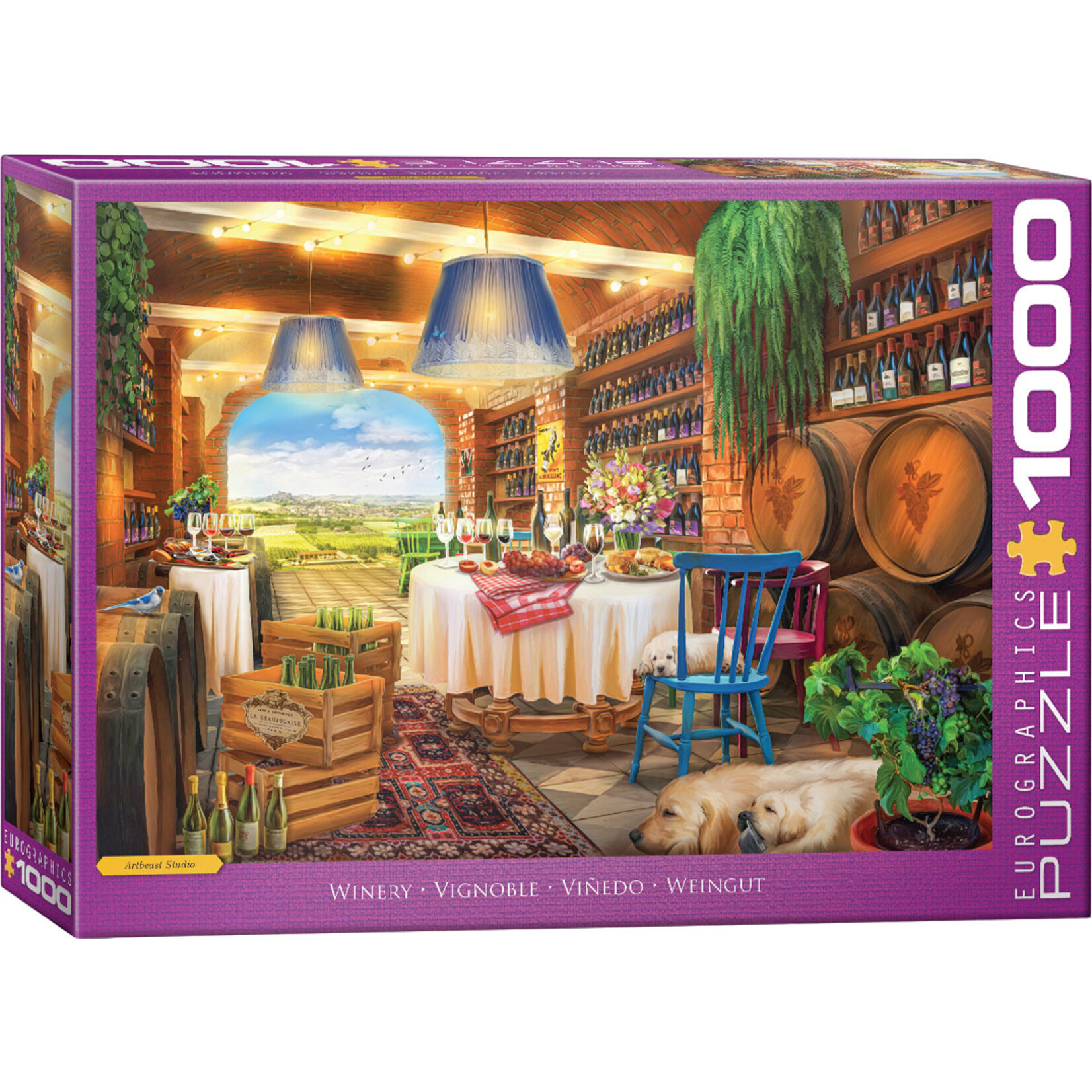 EuroGraphics Puzzles Winery 1000pc