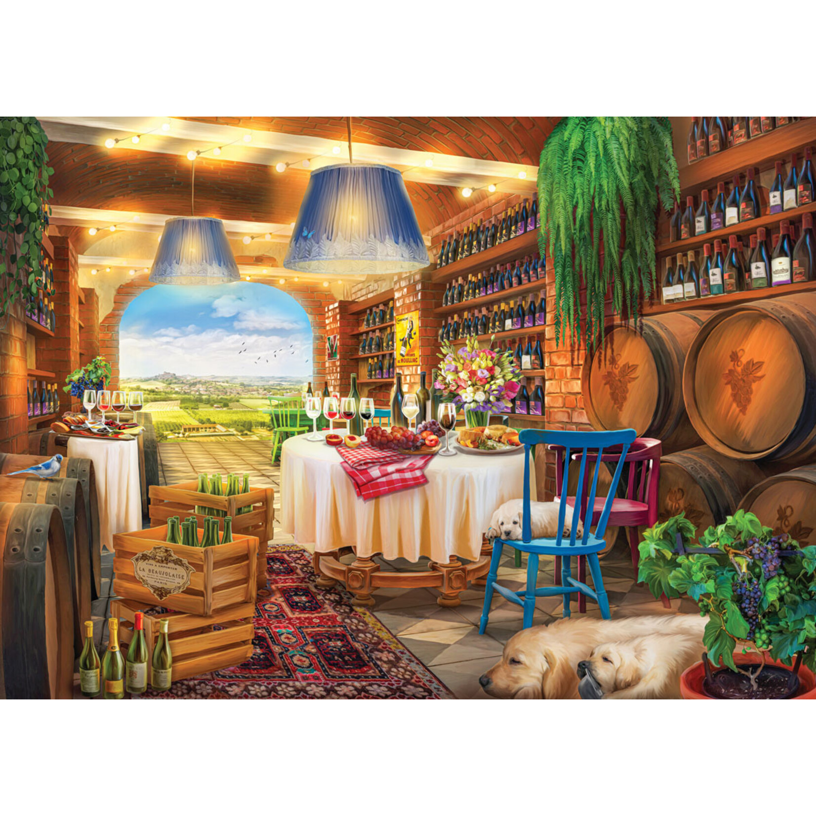EuroGraphics Puzzles Winery 1000pc