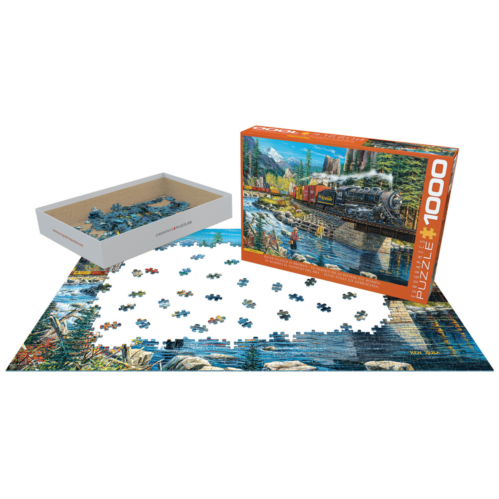 EuroGraphics Puzzles River Silence is Broken 1000pc