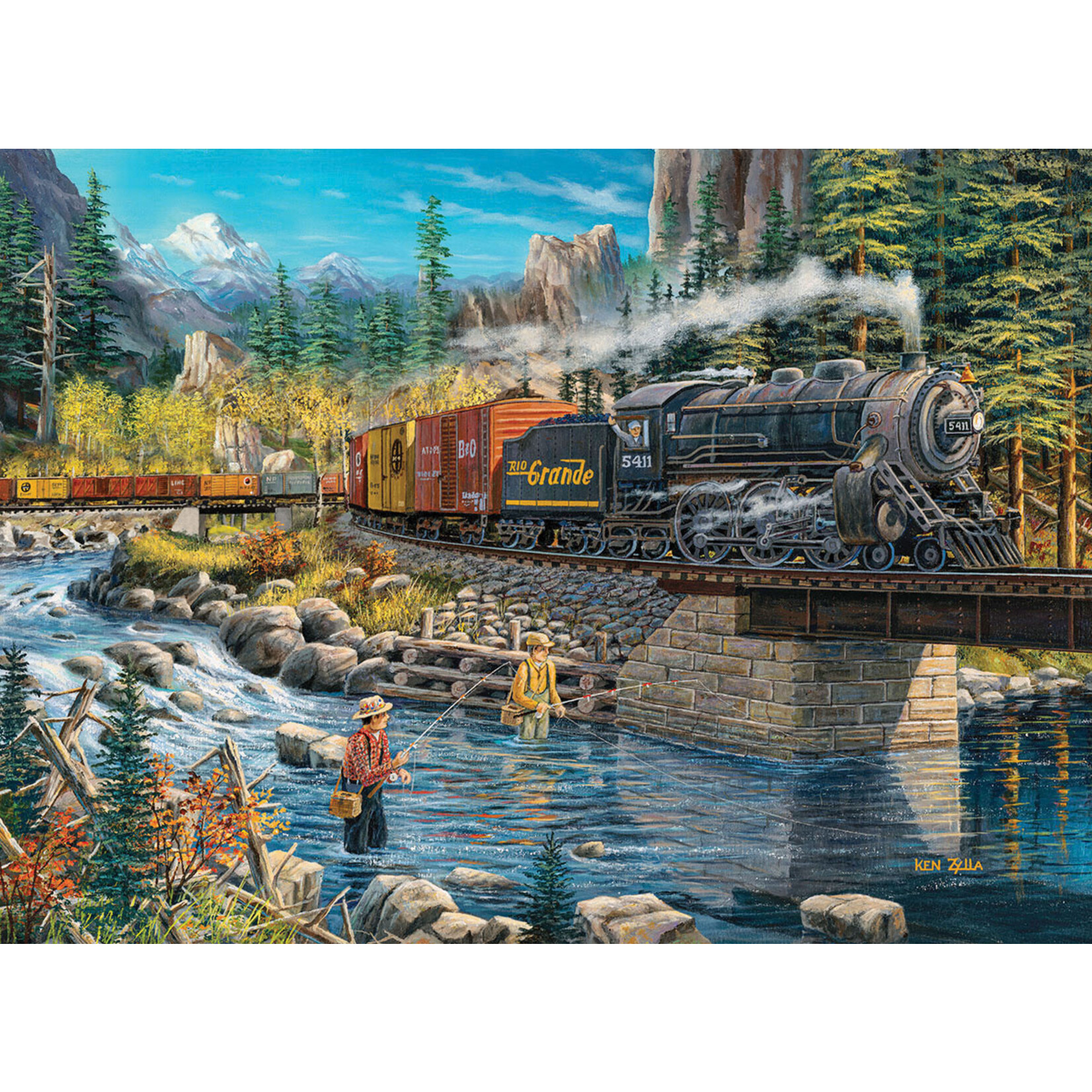 EuroGraphics Puzzles River Silence is Broken 1000pc