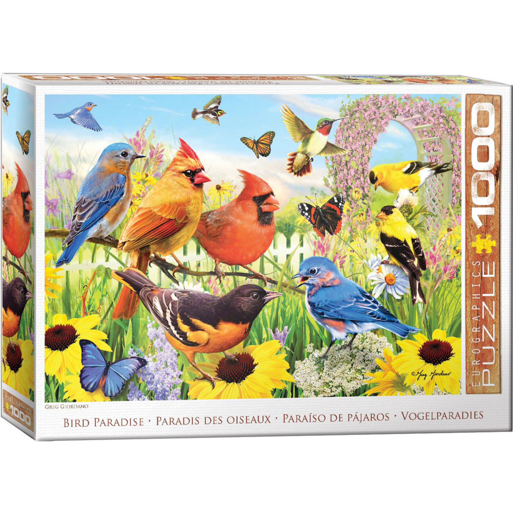 EuroGraphics Puzzles Bird Paradise 1000pc