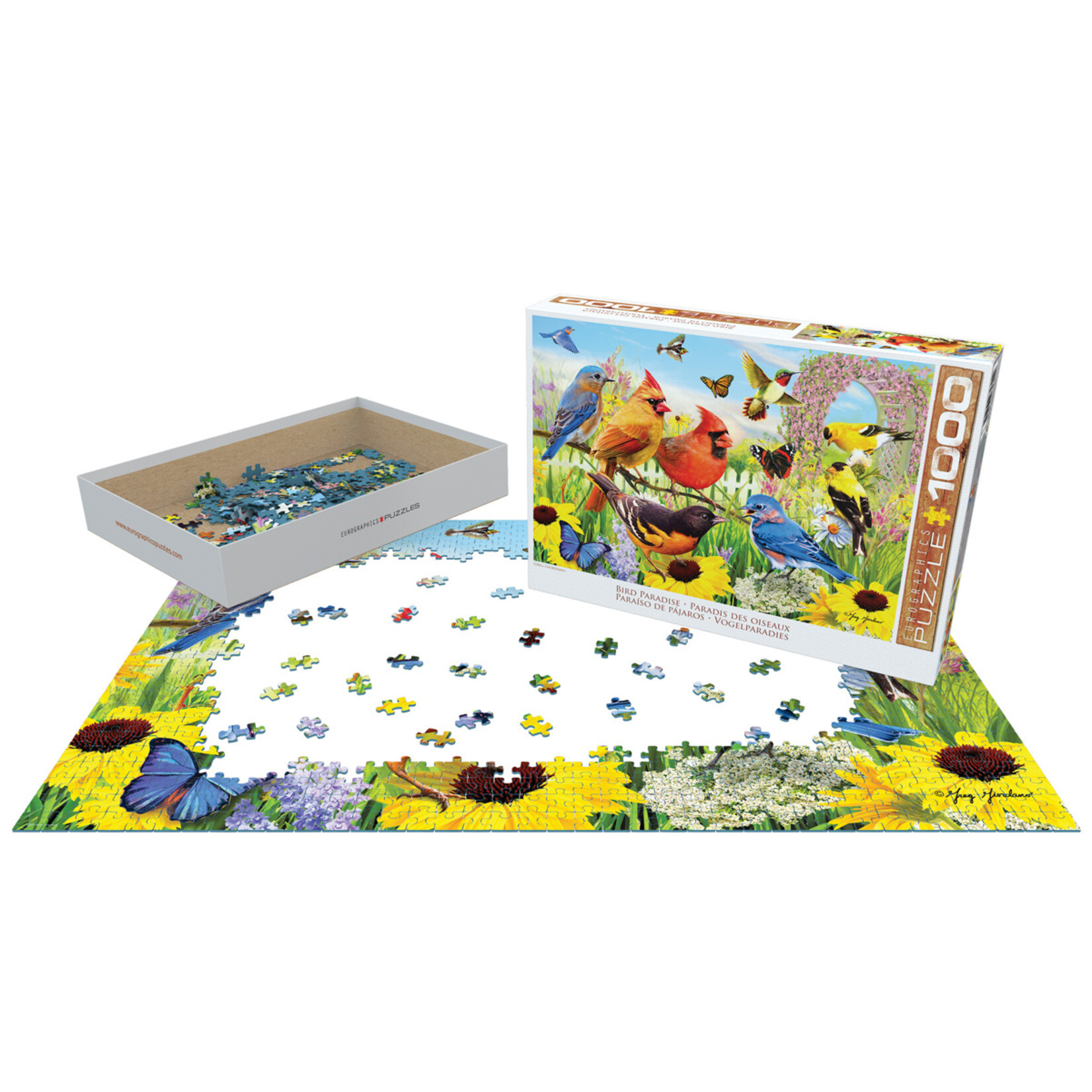 EuroGraphics Puzzles Bird Paradise 1000pc