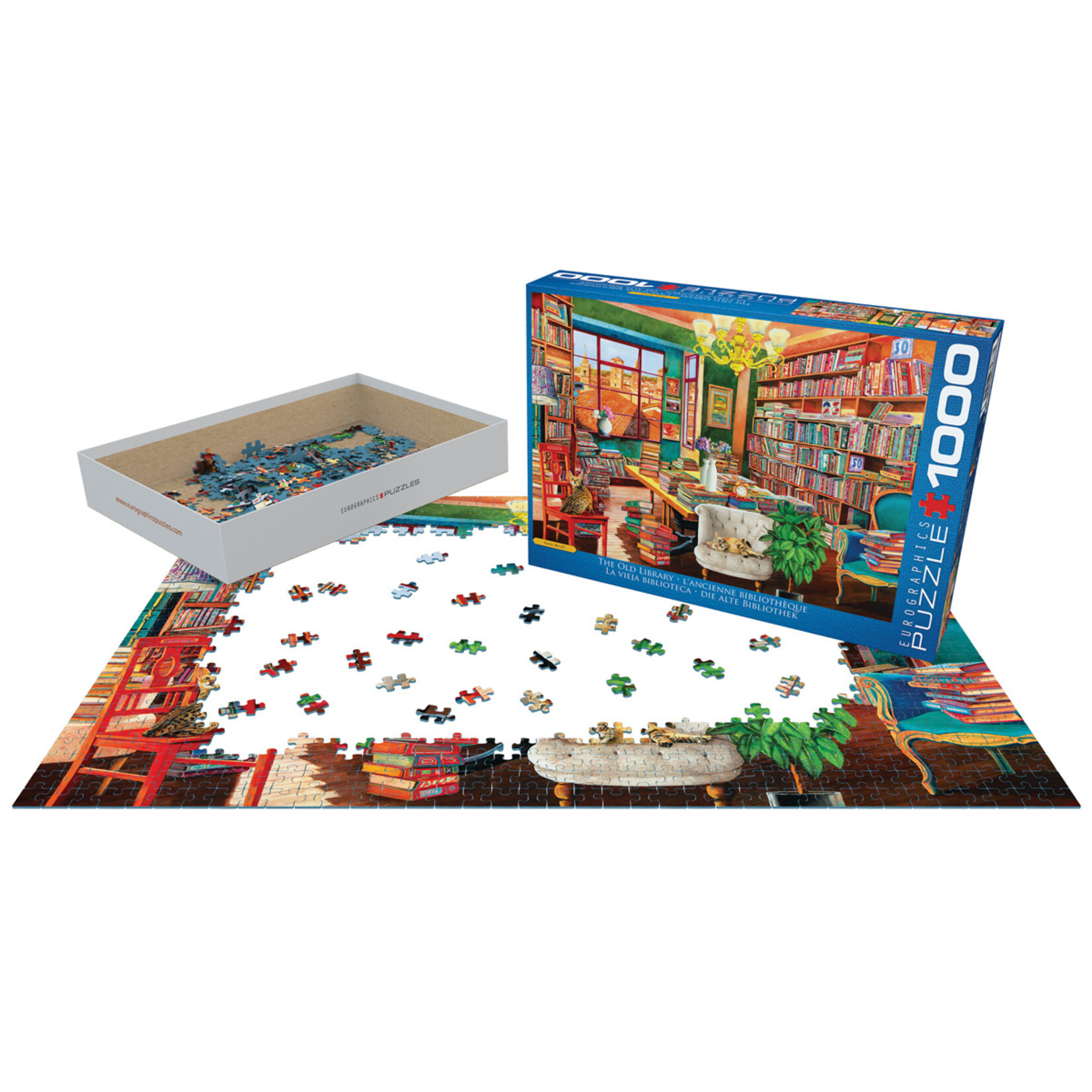 EuroGraphics Puzzles The Old Library 1000pc