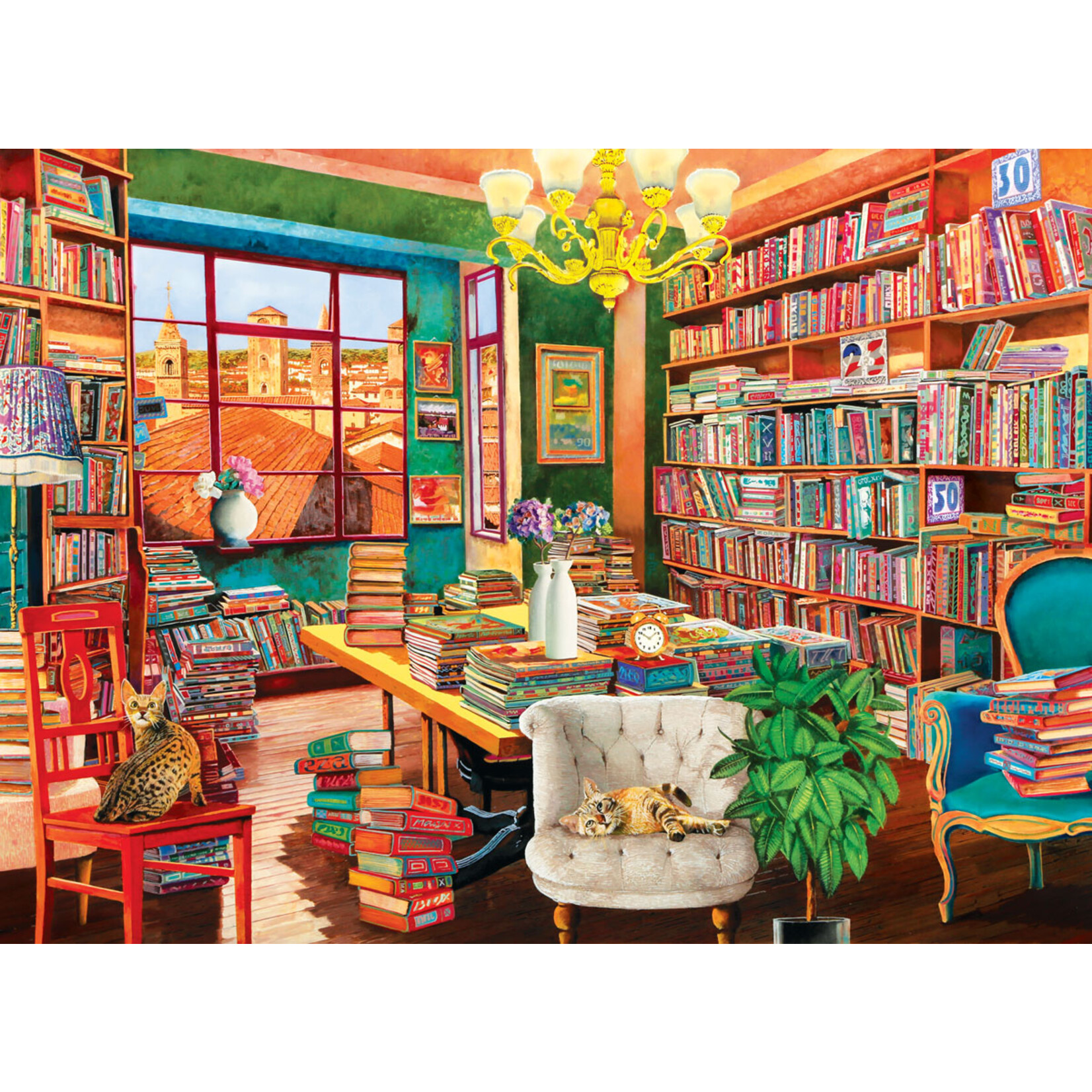 EuroGraphics Puzzles The Old Library 1000pc