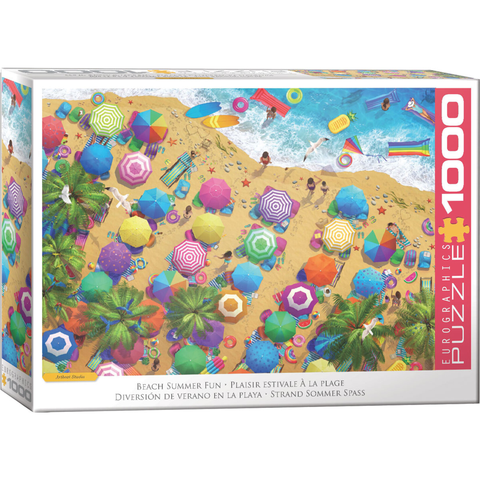 EuroGraphics Puzzles Beach Summer Fun 1000pc