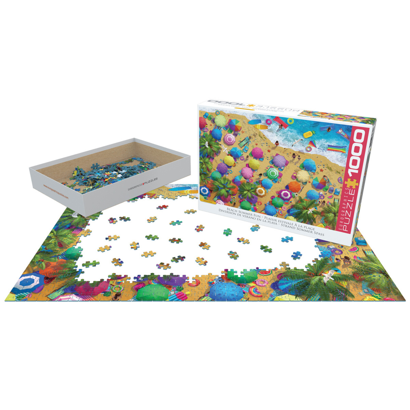 EuroGraphics Puzzles Beach Summer Fun 1000pc