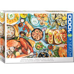 EuroGraphics Puzzles Seafood Table 1000pc