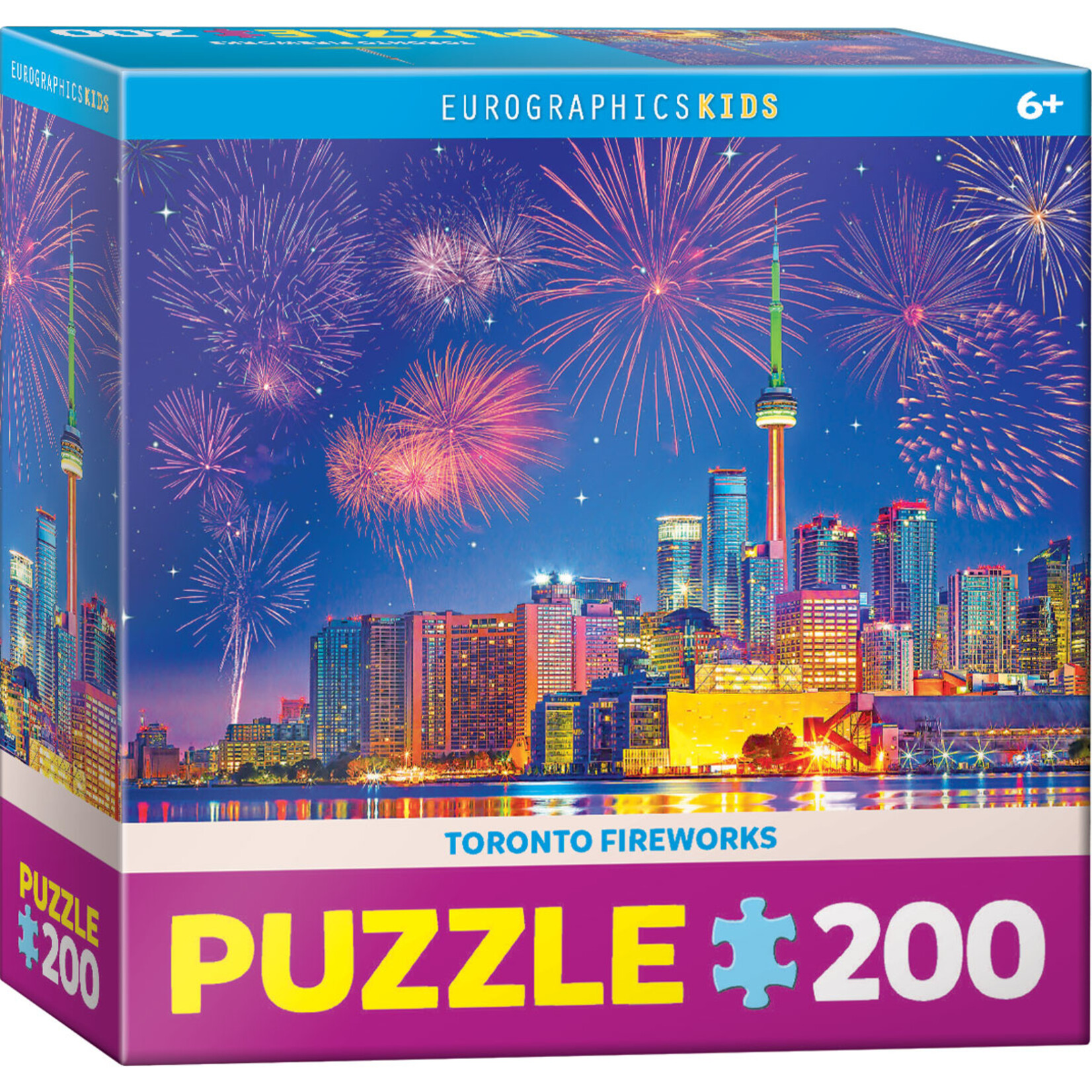 EuroGraphics Puzzles Toronto Fireworks 200pc