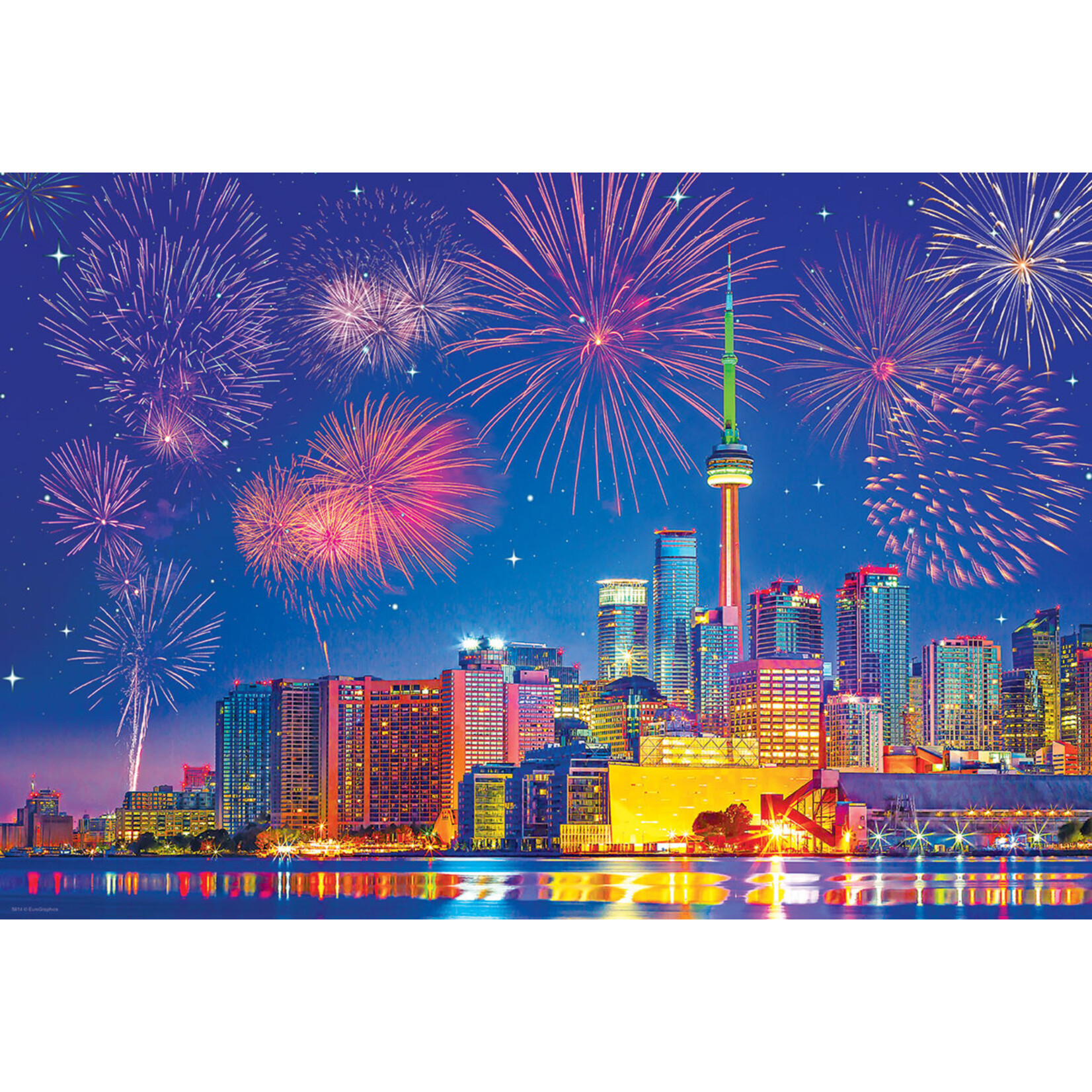 EuroGraphics Puzzles Toronto Fireworks 200pc