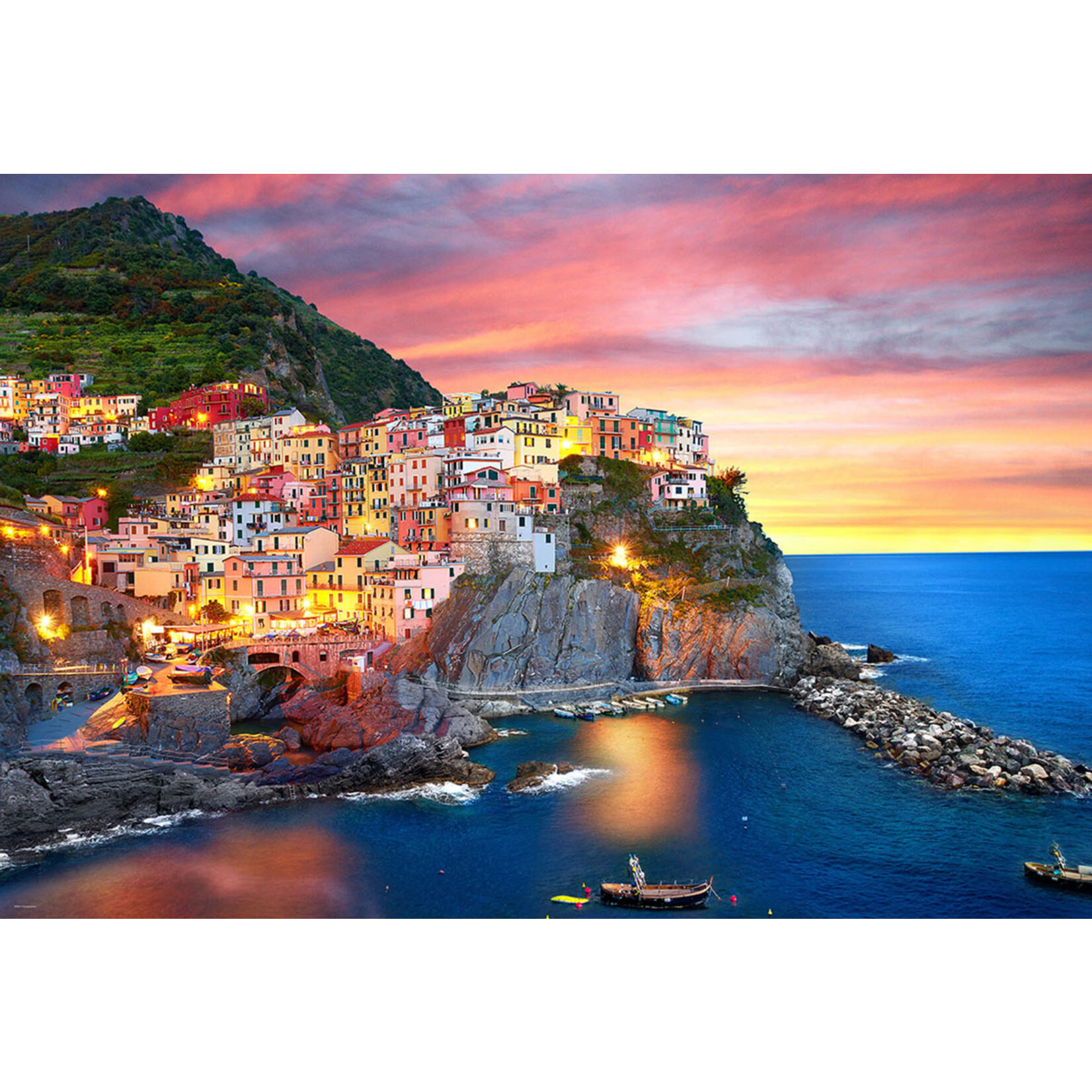 EuroGraphics Puzzles Manarola at Dusk, Italy 2000pc