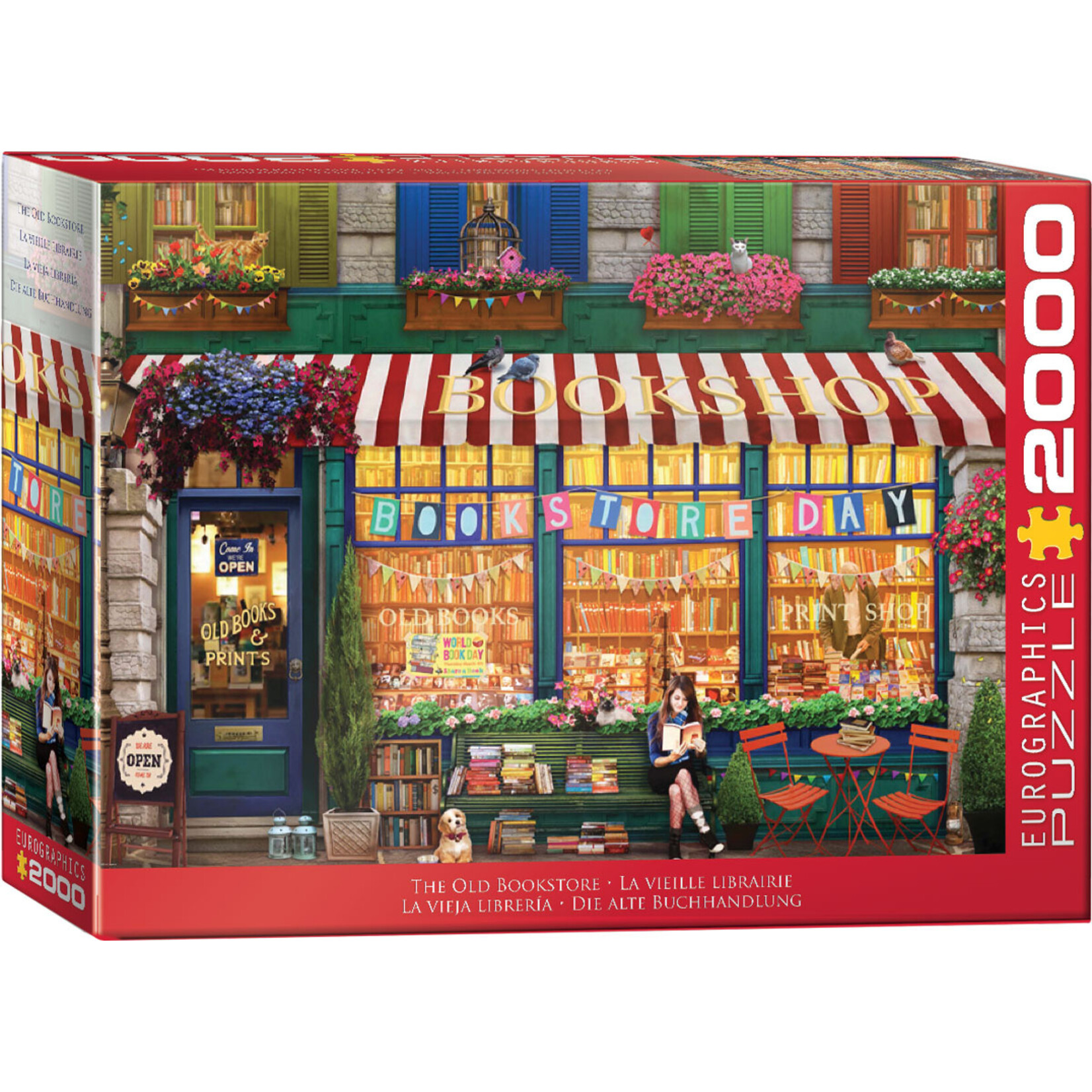 EuroGraphics Puzzles The Old Bookstore 2000pc