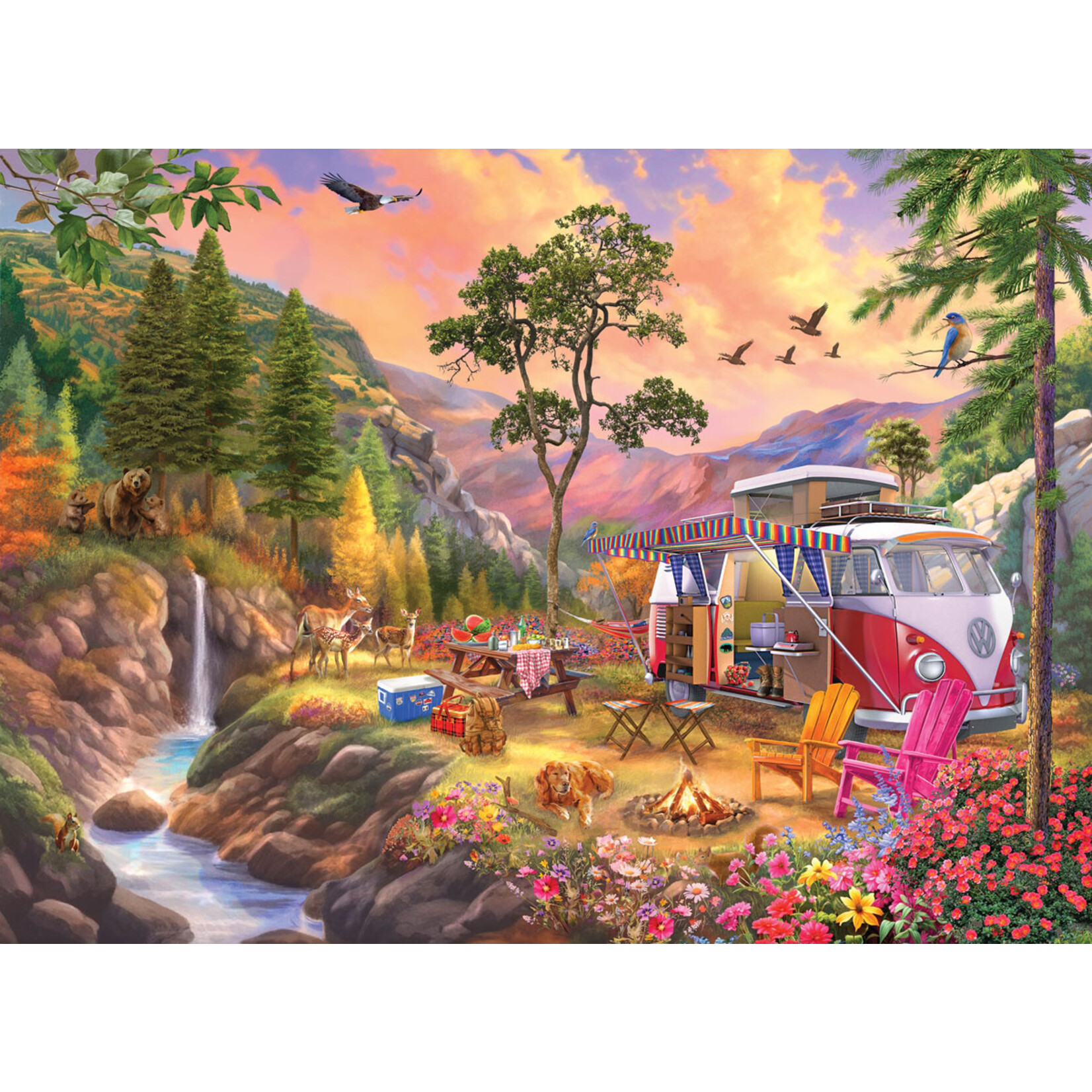EuroGraphics Puzzles Camper's Paradise 1000pc