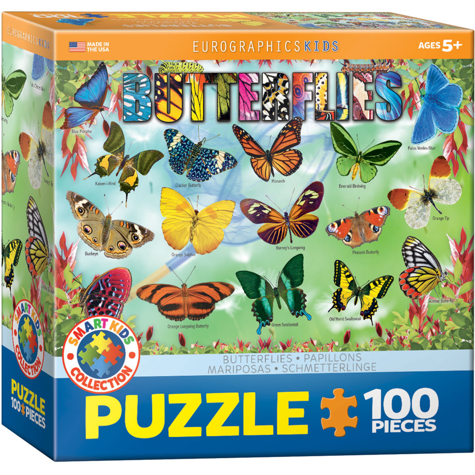 EuroGraphics Puzzles Butterflies 100pc