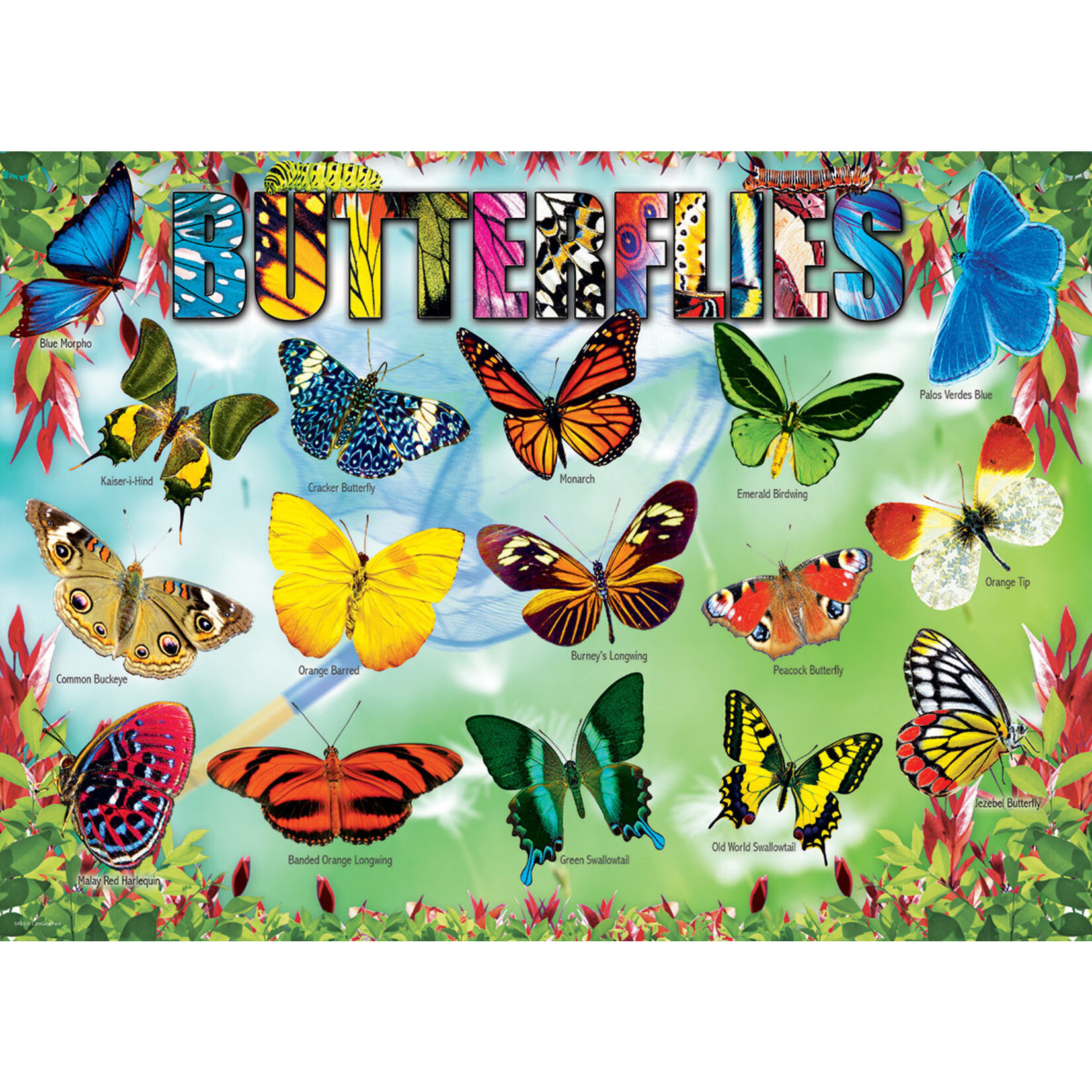 EuroGraphics Puzzles Butterflies 100pc