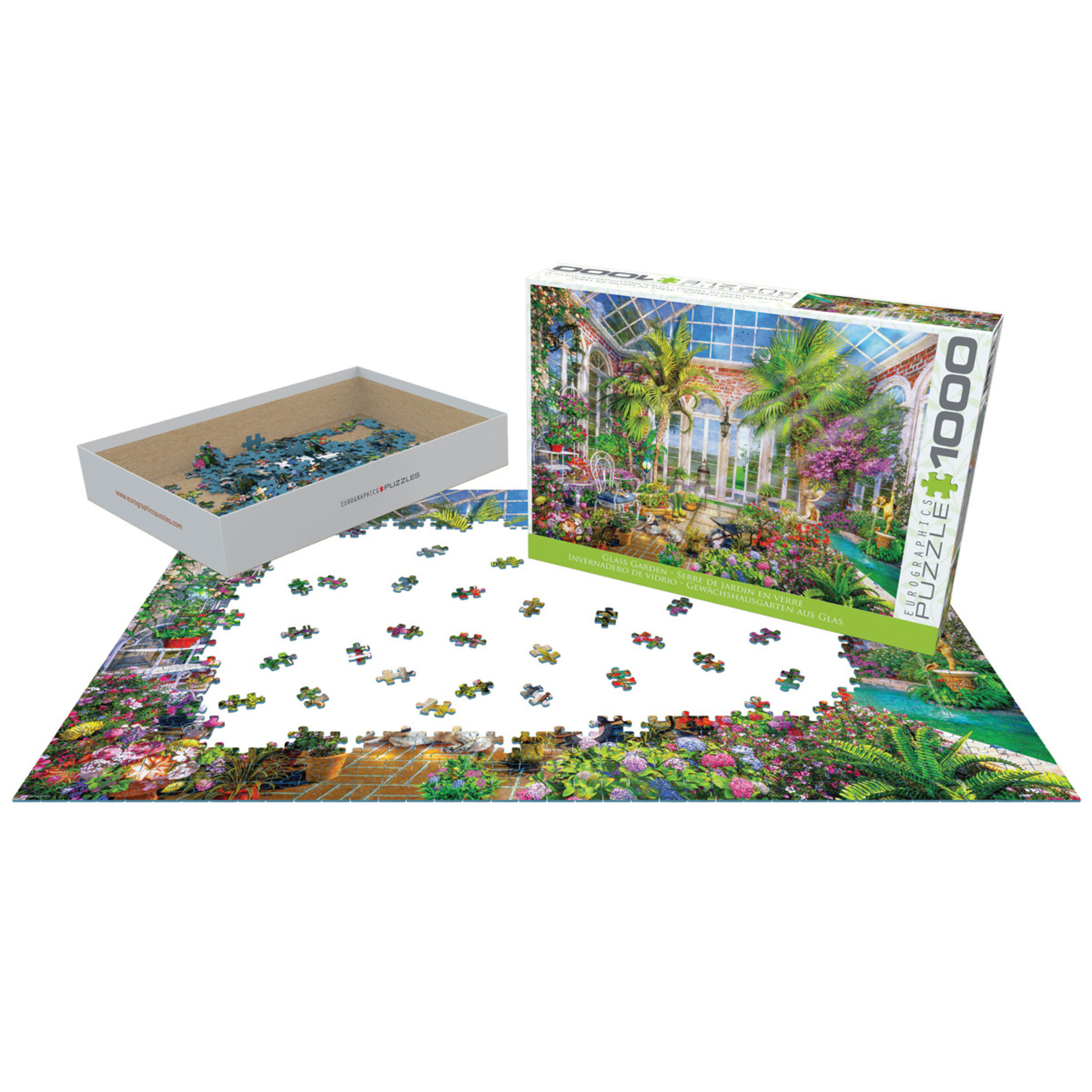 EuroGraphics Puzzles Glass Garden 1000pc