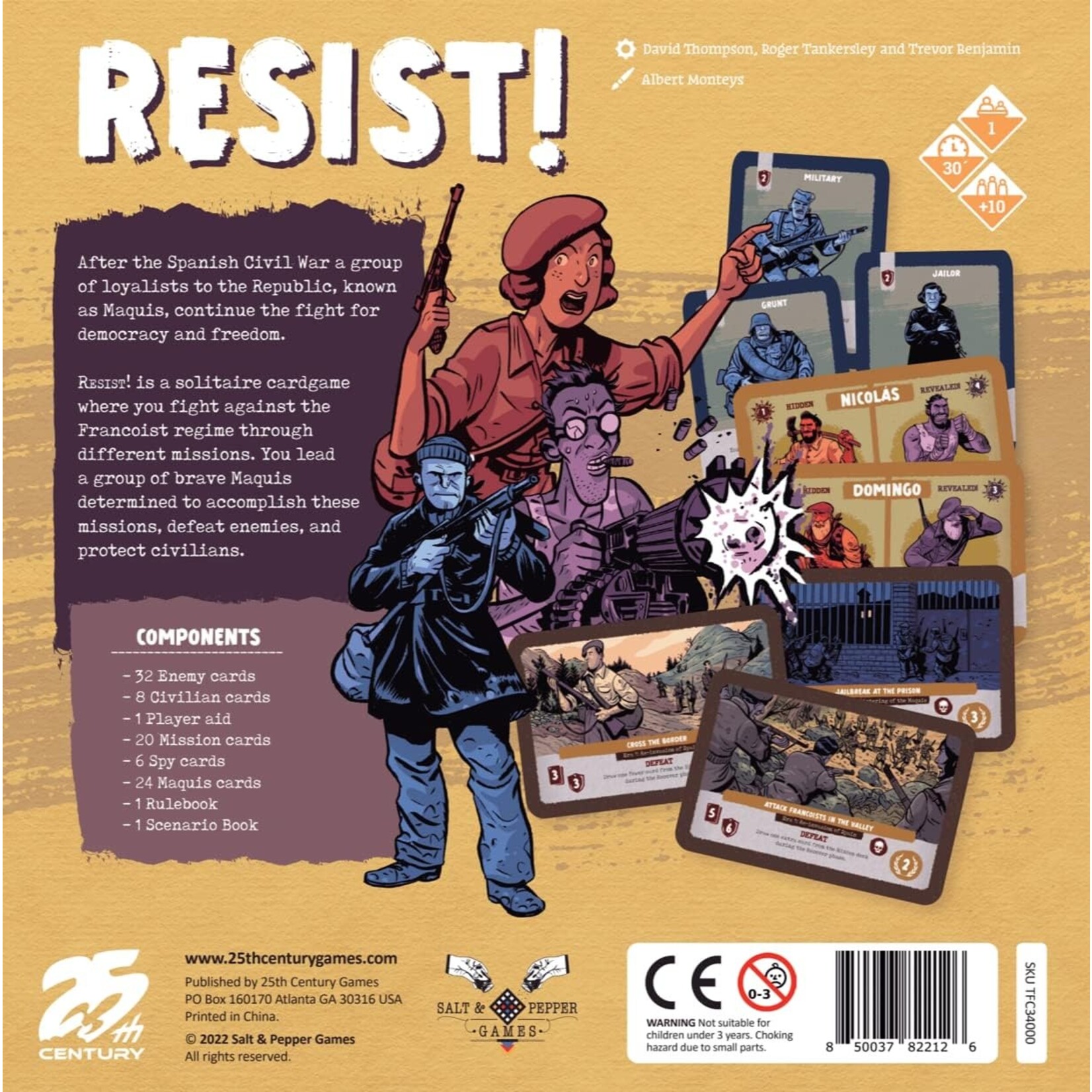 25th Century Games RESIST!