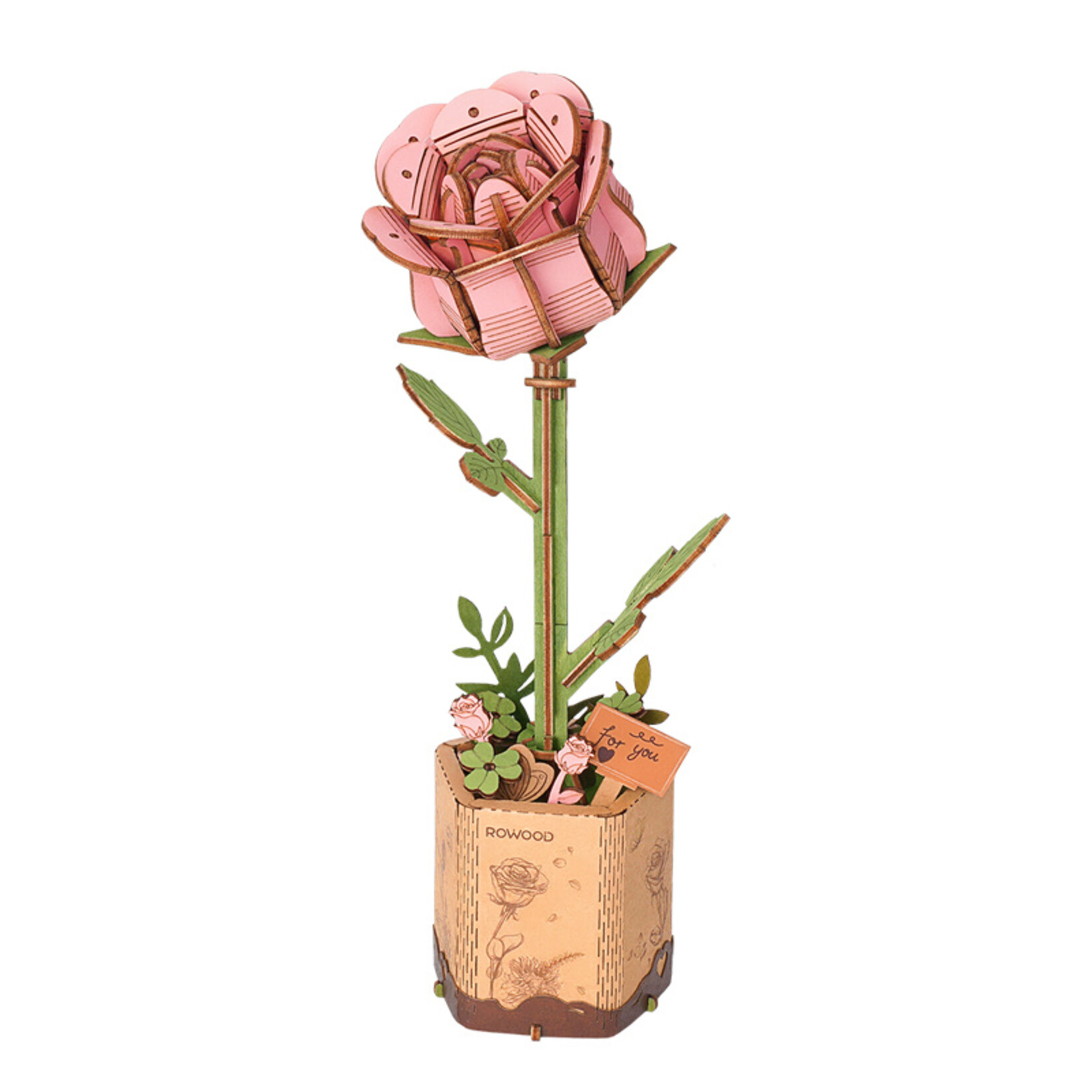 Robotime Pink Rose