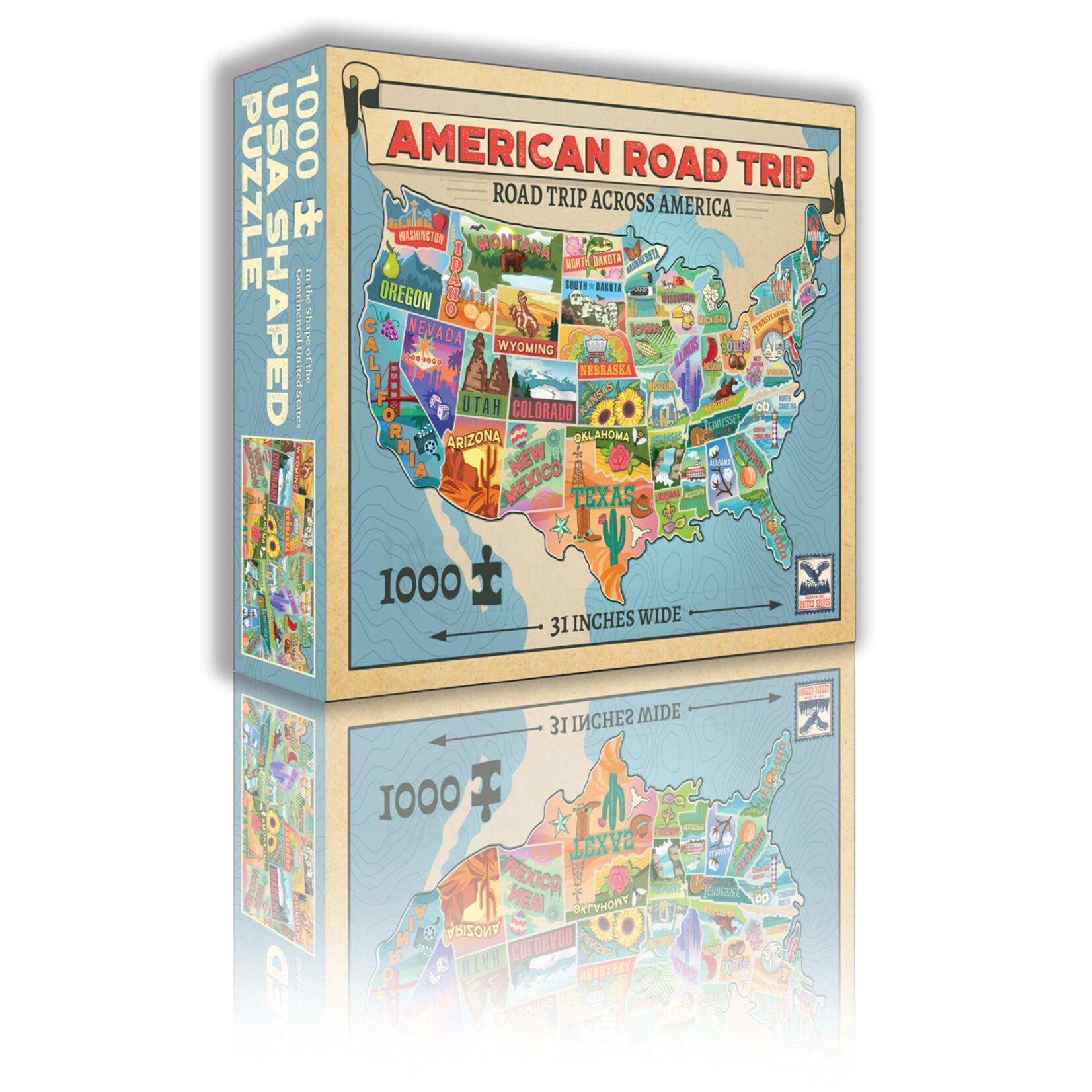 Wood Expressions American Road Trip 1000pc