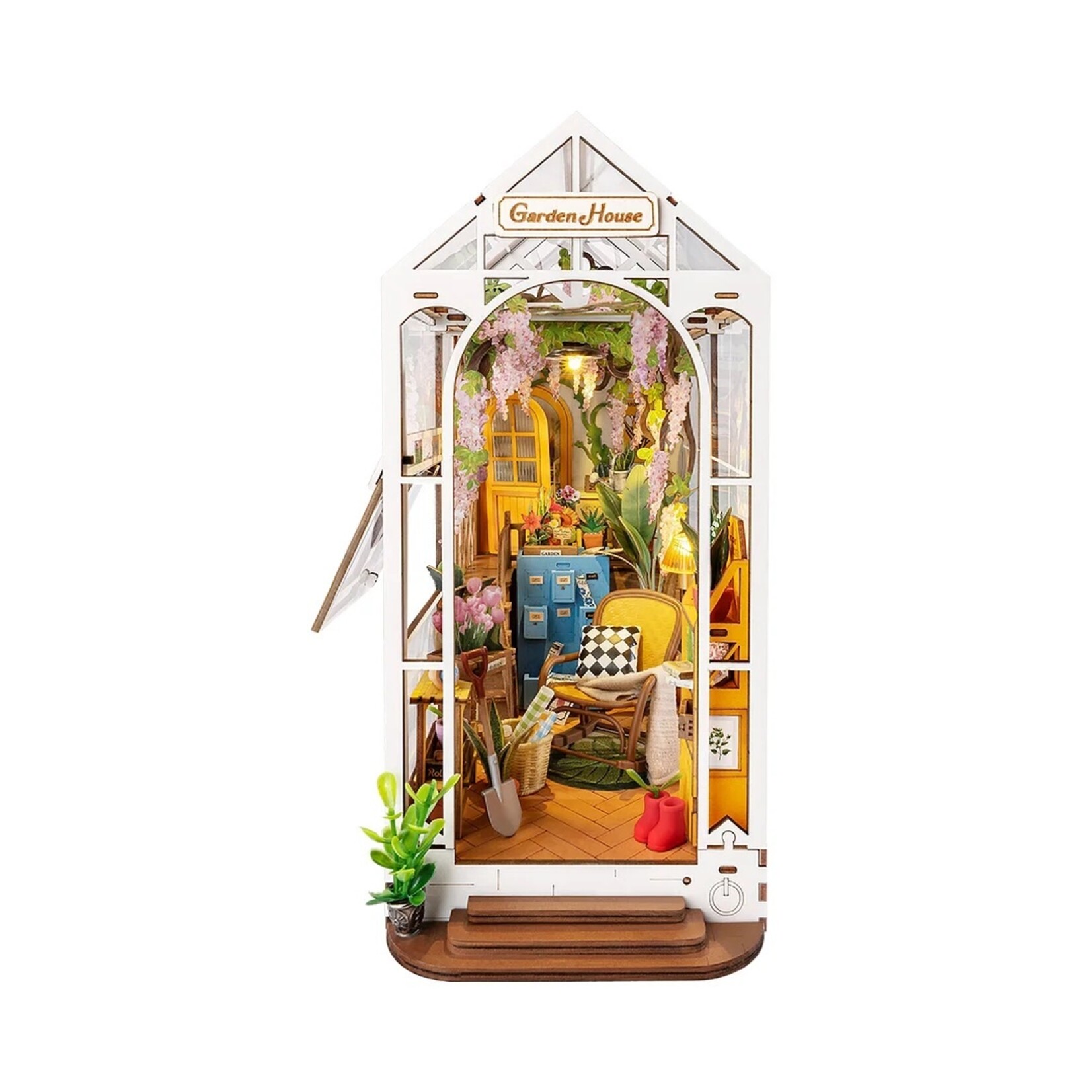 Robotime Garden Flower House Book Nook & Wonderland