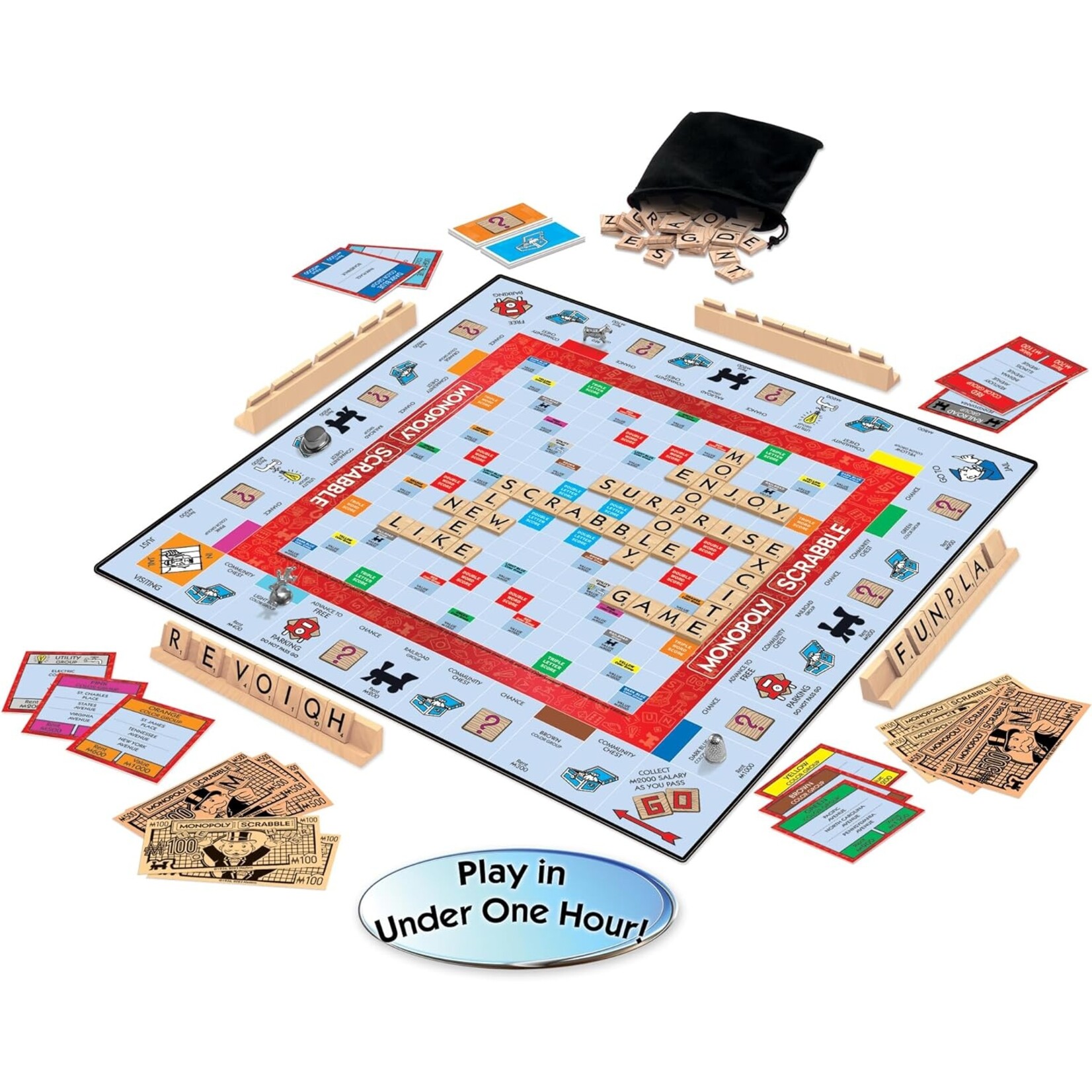 Winning Moves Games Monopoly Scrabble