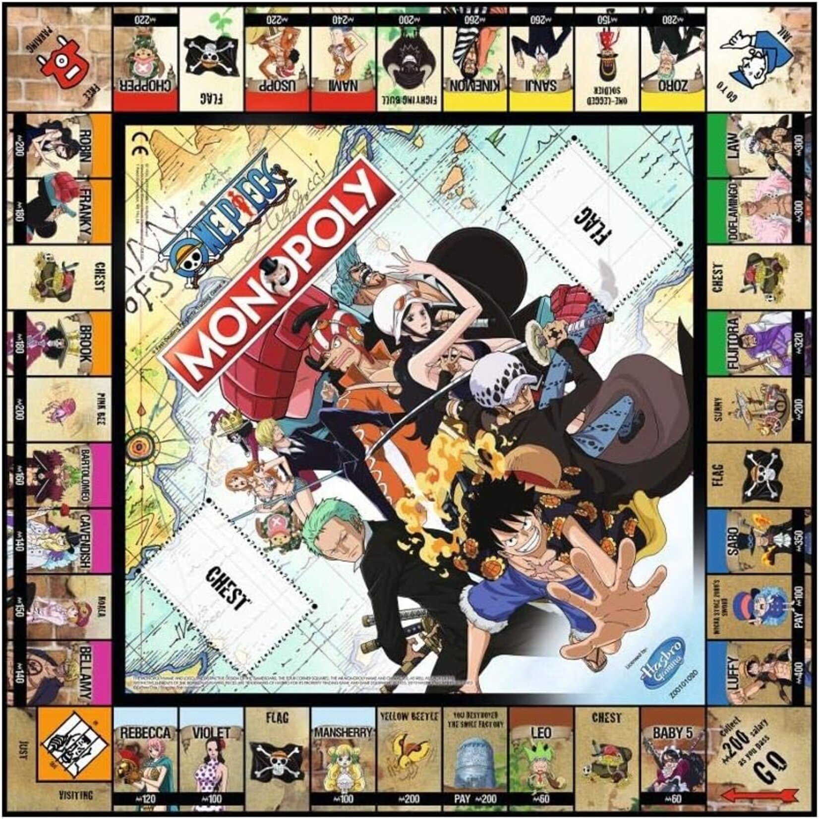 USAOpoly Monopoly One Piece