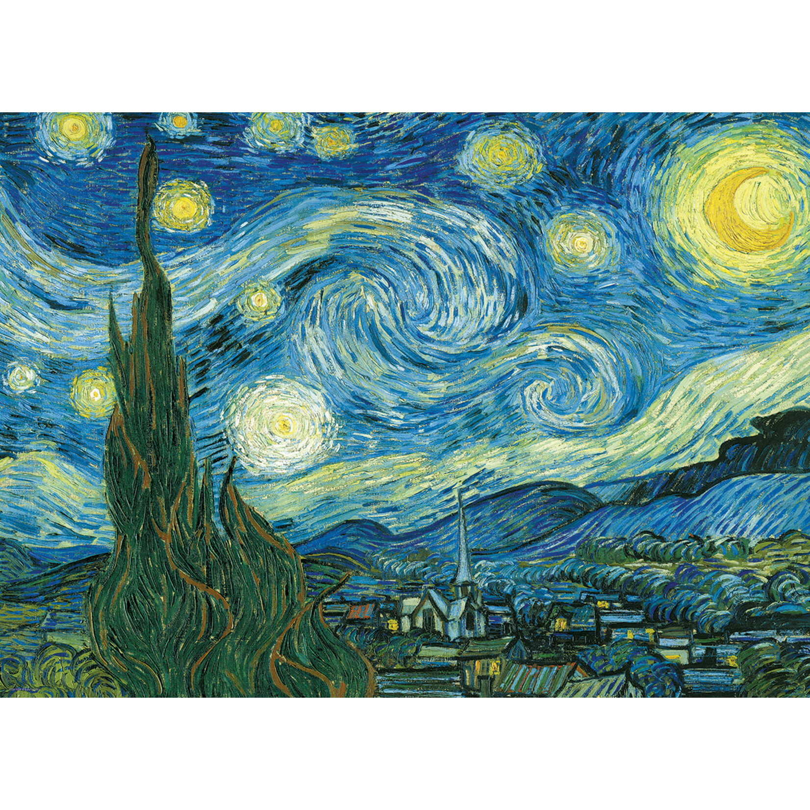 EuroGraphics Puzzles The Starry Night 3D Lenticular 300pc