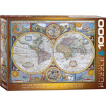 EuroGraphics Puzzles Antique World Map 1000pc