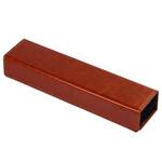 Foam Brain Games Magnetic Dice Vault - Brown Leatherette