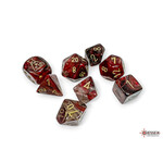 Chessex Lab Dice Borealis: Cosmos with Gold 7-Die Set