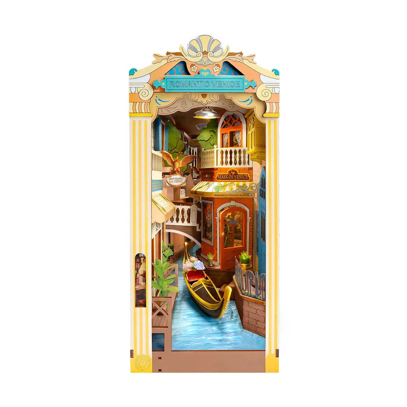 Robotime The Town of Venice Book Nook & Wonderland