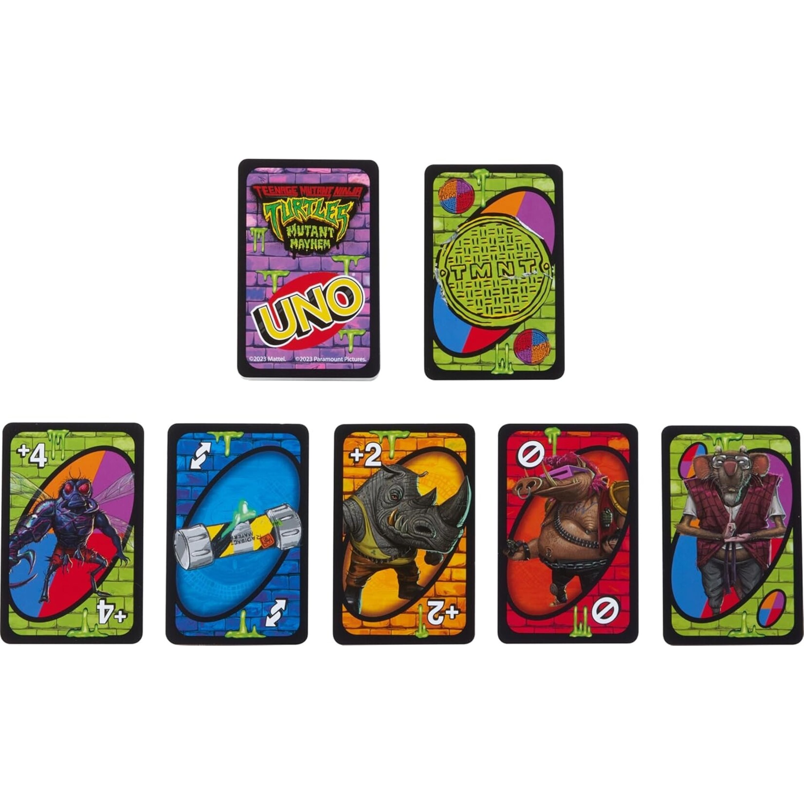 Mattel Games UNO: TMNT Teenage Mutant Ninja Turtles Mutant Mayhem