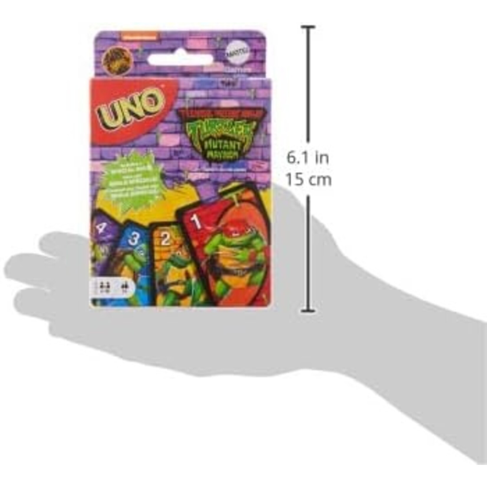 Mattel Games UNO: TMNT Teenage Mutant Ninja Turtles Mutant Mayhem