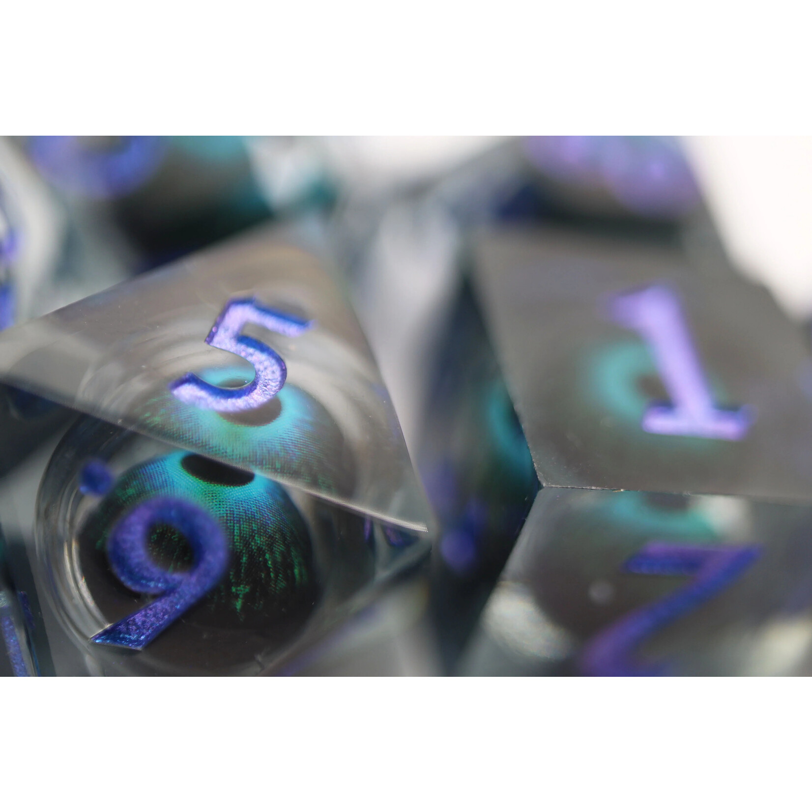 Foam Brain Games Blue Cyclops Sharp Edge Moving Eye RPG 7-Set