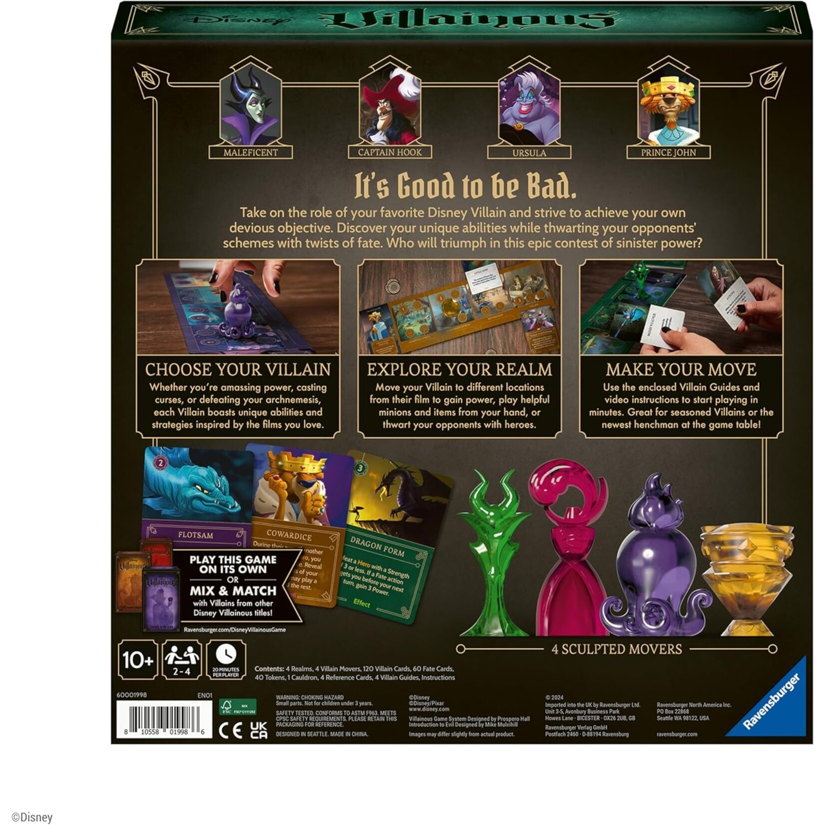Ravensburger Disney Villainous: Introduction  to Evil