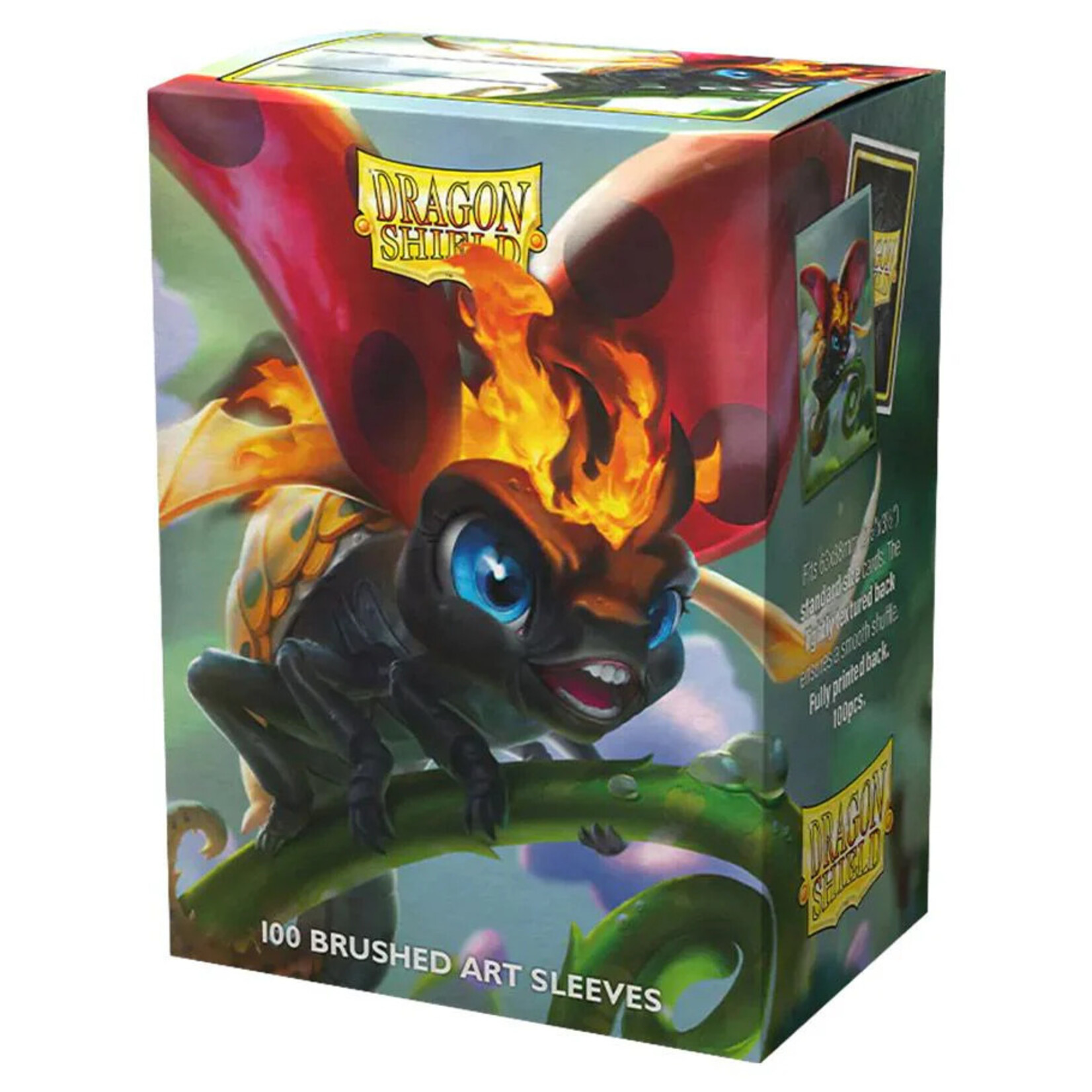 ARCANE TINMEN 12124 Dragon Shield: (100) Brushed Art Burnbug