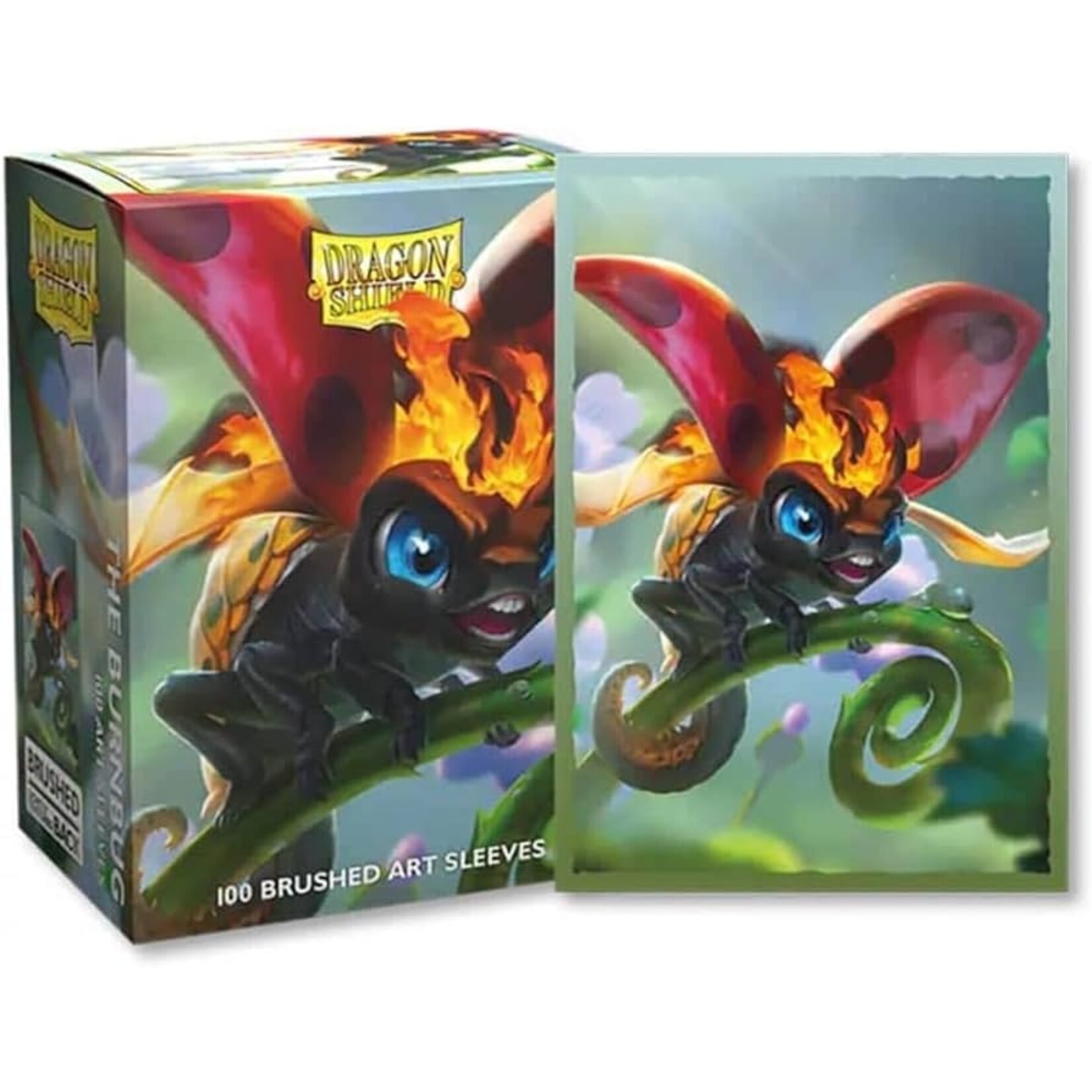 ARCANE TINMEN 12124 Dragon Shield: (100) Brushed Art Burnbug
