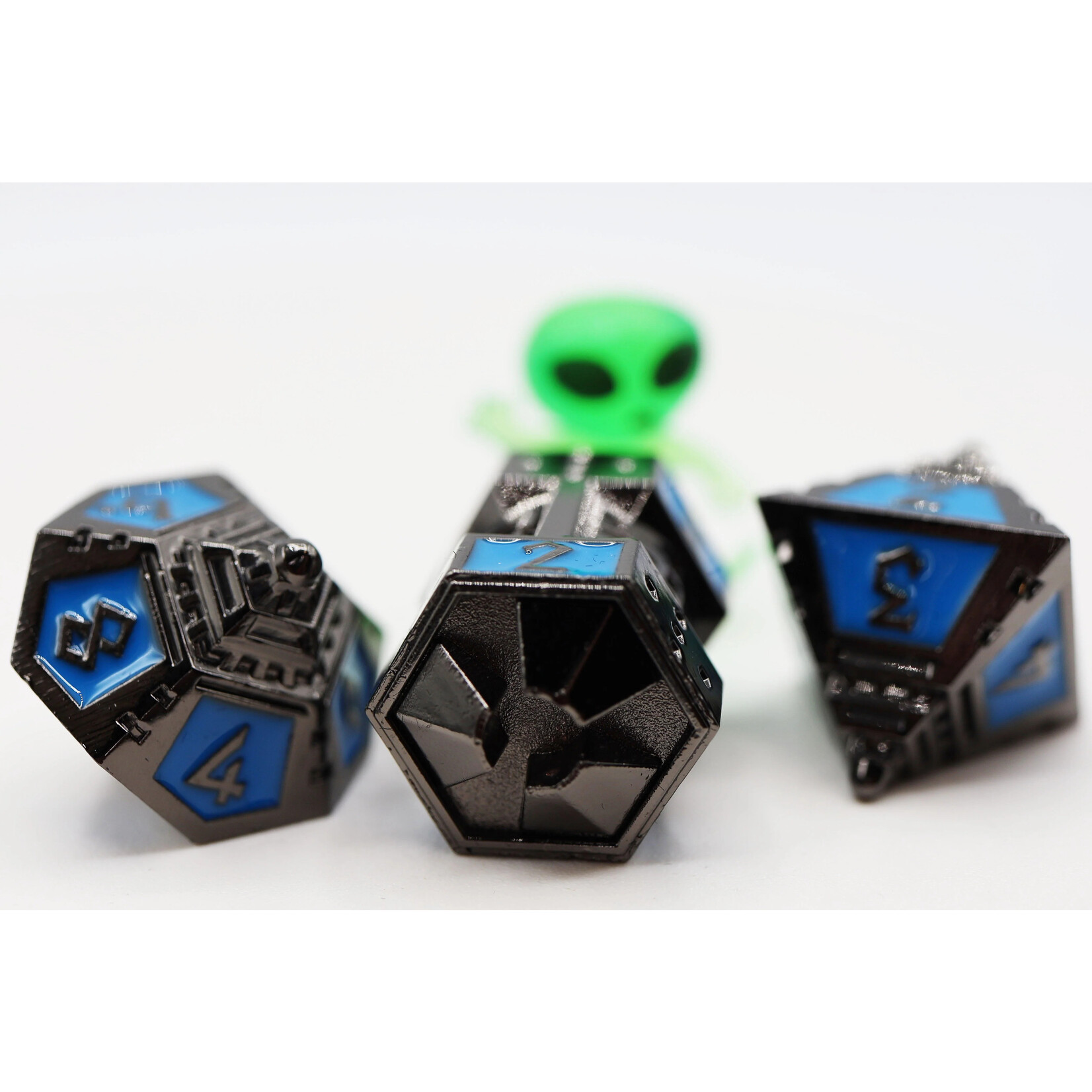 Foam Brain Games Kepler 452b Dice 51 Metal RPG 7-Set